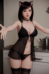 AIBEI Doll-166cm/5ft5 Big Breast Silicone Head Sex Doll- Randy