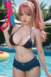 SY Doll | 164cm Slim Silicone Body & Head Doll with Implanted Hair – Lysea
