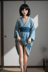 AIBEI Doll | 158cm 5ft2in Flat Breast Real TPE Sex Doll - Eva