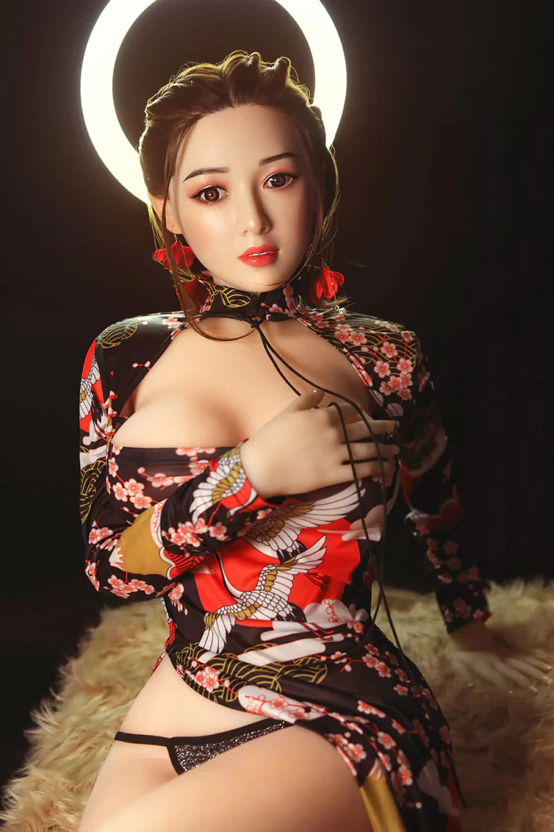 158cm (5' 2") Small Breast Sex Doll (Silicone Head) - Edith - SuperLoveDoll