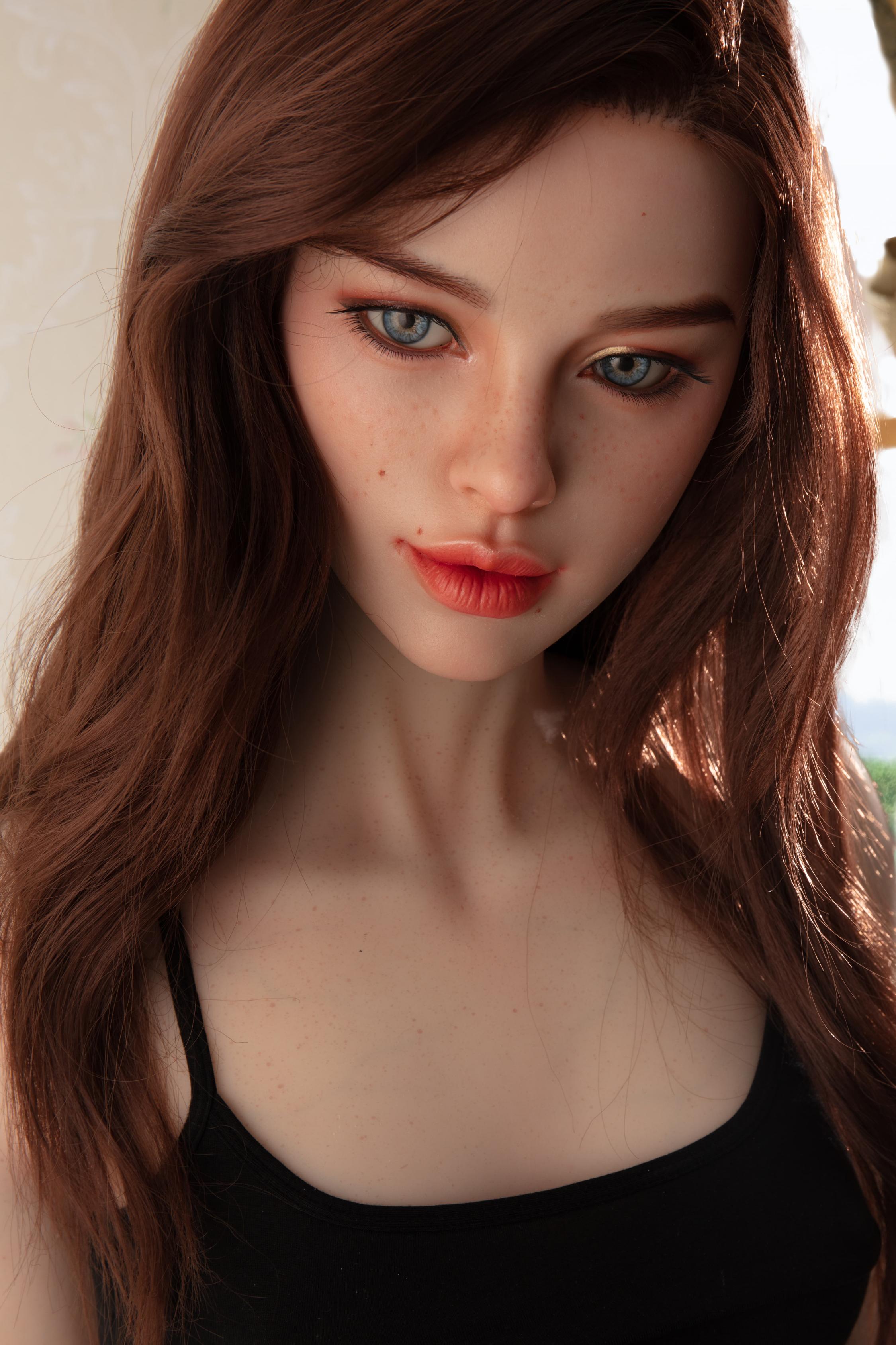 STARPERY Doll | 171cm (5ft 7in) Slim A Cup Sexye Doll Full Silicone with Implanted Hair – Hedy
