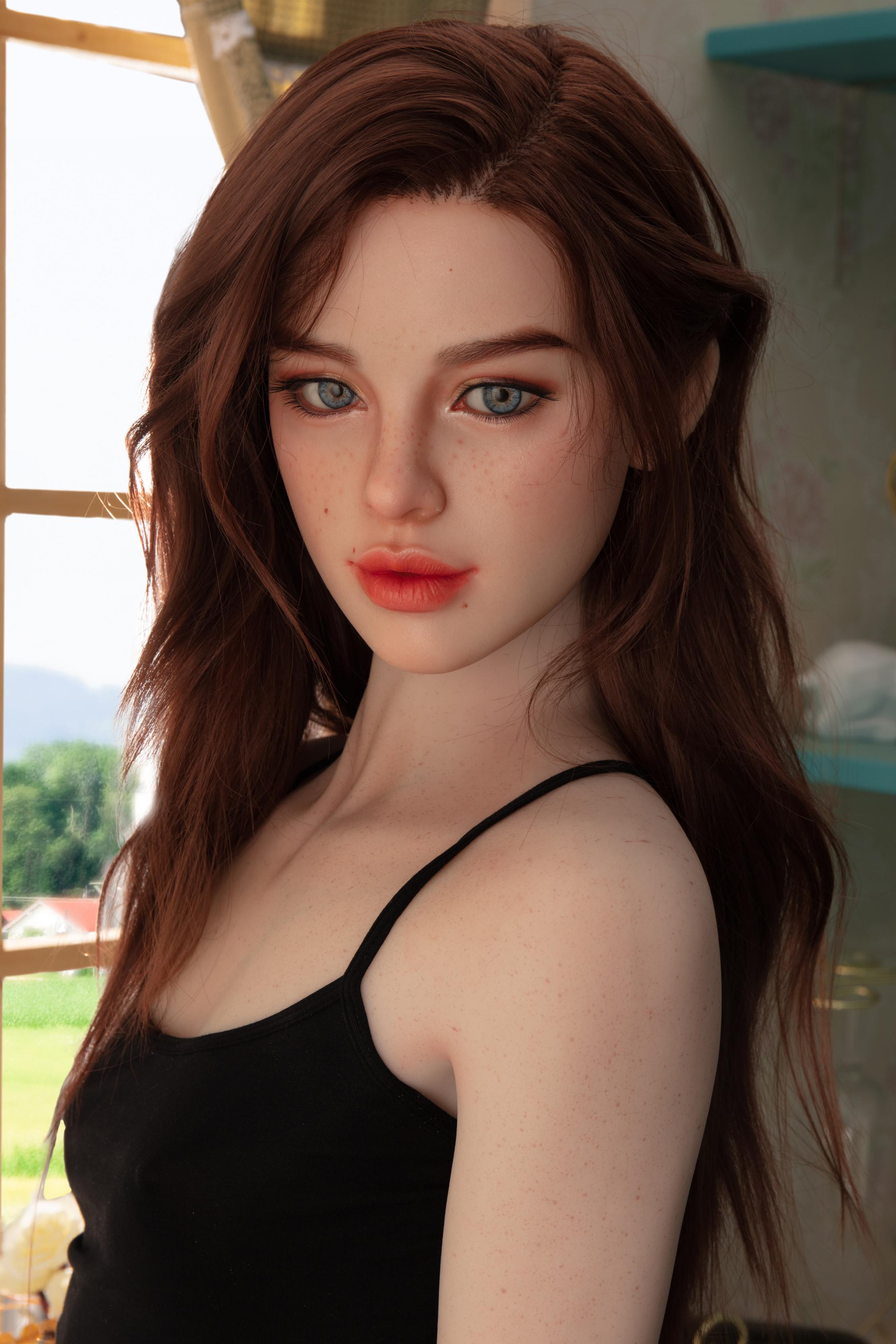 STARPERY Doll | 171cm (5ft 7in) Slim A Cup Sexye Doll Full Silicone with Implanted Hair – Hedy
