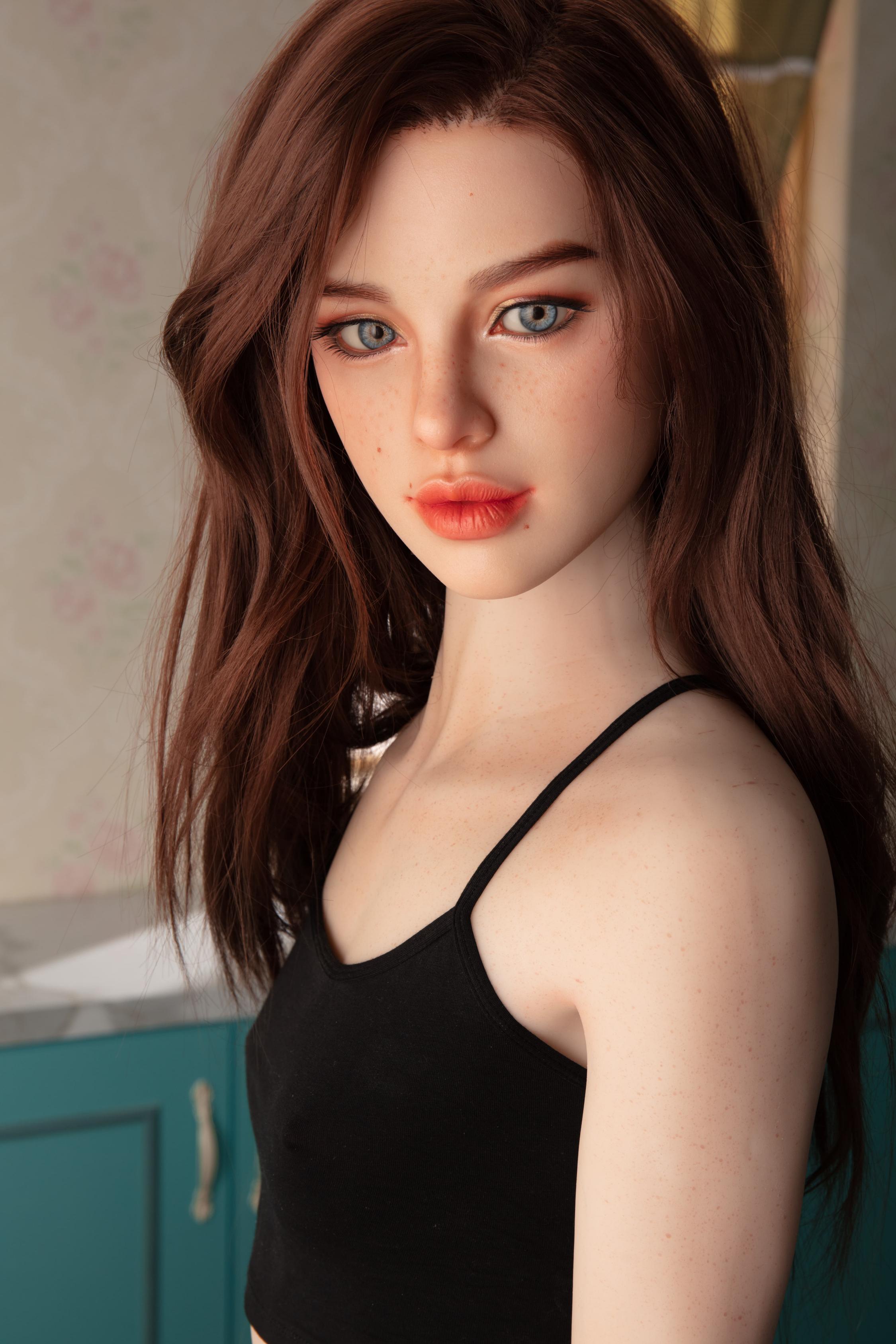 STARPERY Doll | 171cm (5ft 7in) Slim A Cup Sexye Doll Full Silicone with Implanted Hair – Hedy