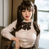 SY doll | Auto Blowjob 160cm/5ft3 C Cup Silicone Head Sex Doll - Marrie