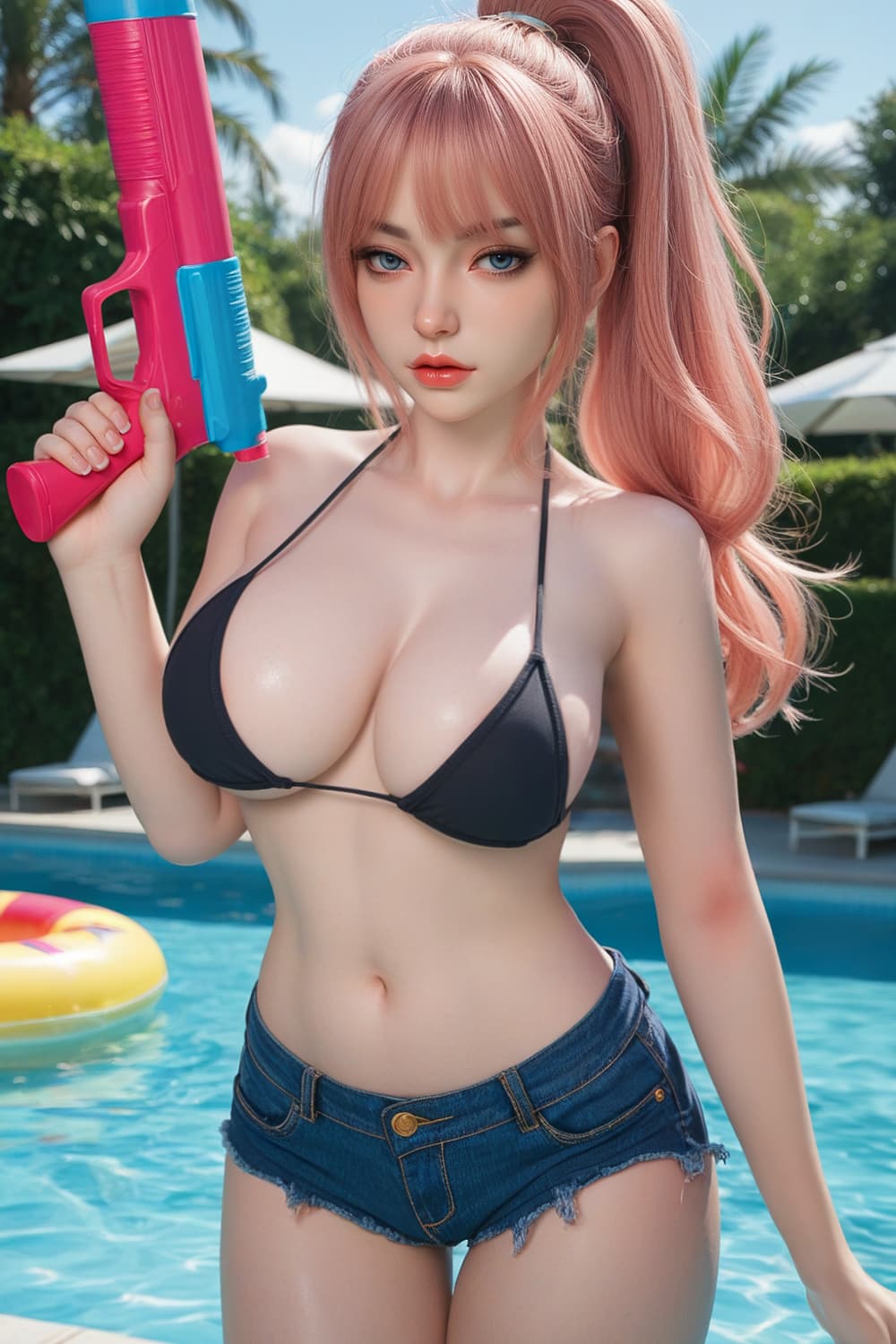 SY Doll | 164cm Slim Silicone Body & Head Doll with Implanted Hair – Lysea