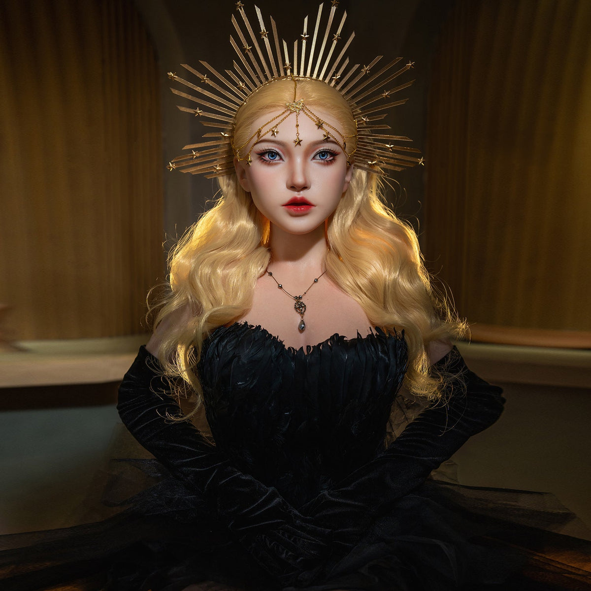 SY Doll- 164cm Full Silicone Blonde Girl Sex Doll ROS Head - Angie
