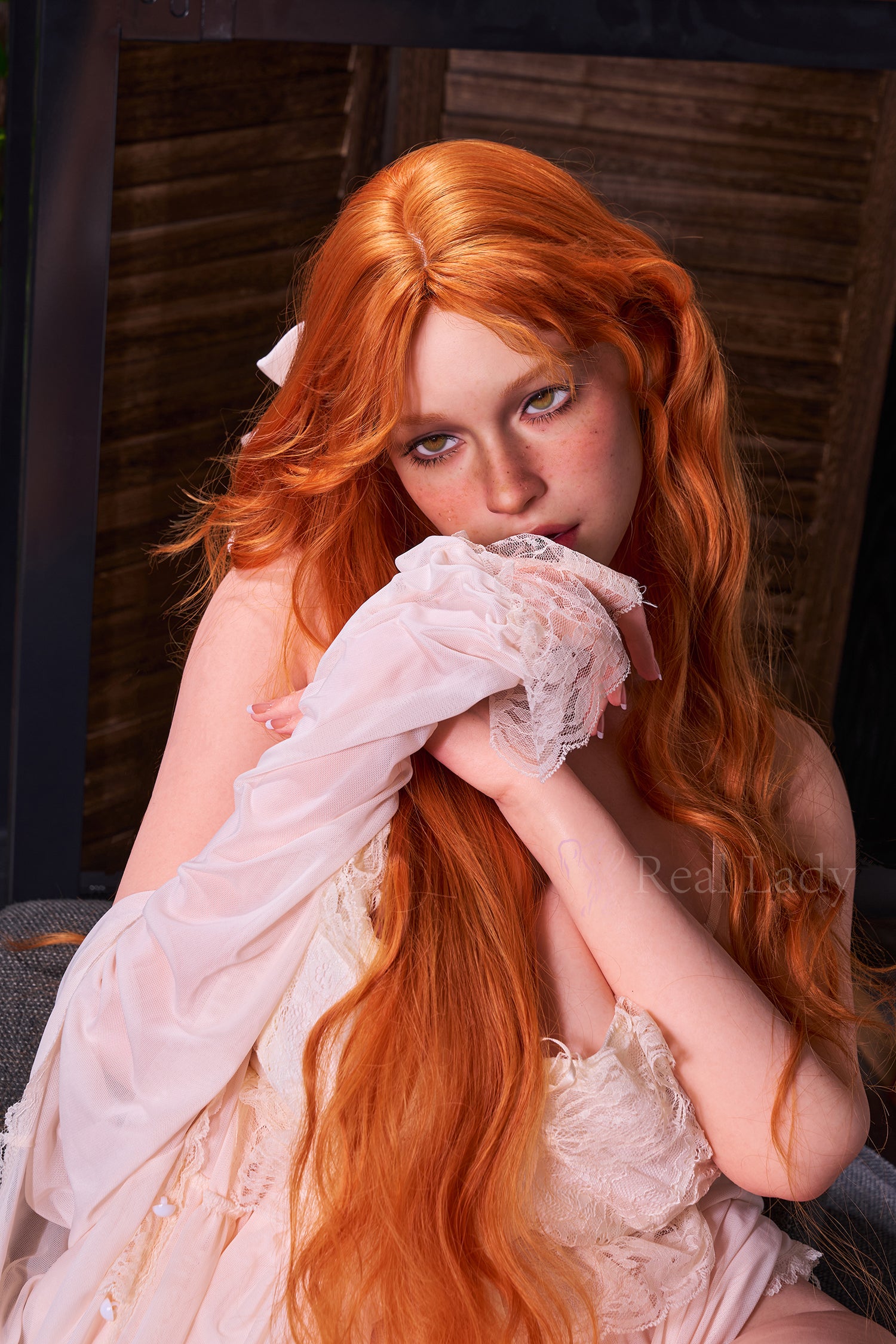 Real Lady | 159cm / 5ft3 Curvy Full Silicone Sex Doll with ROS MAX Head – Hailey