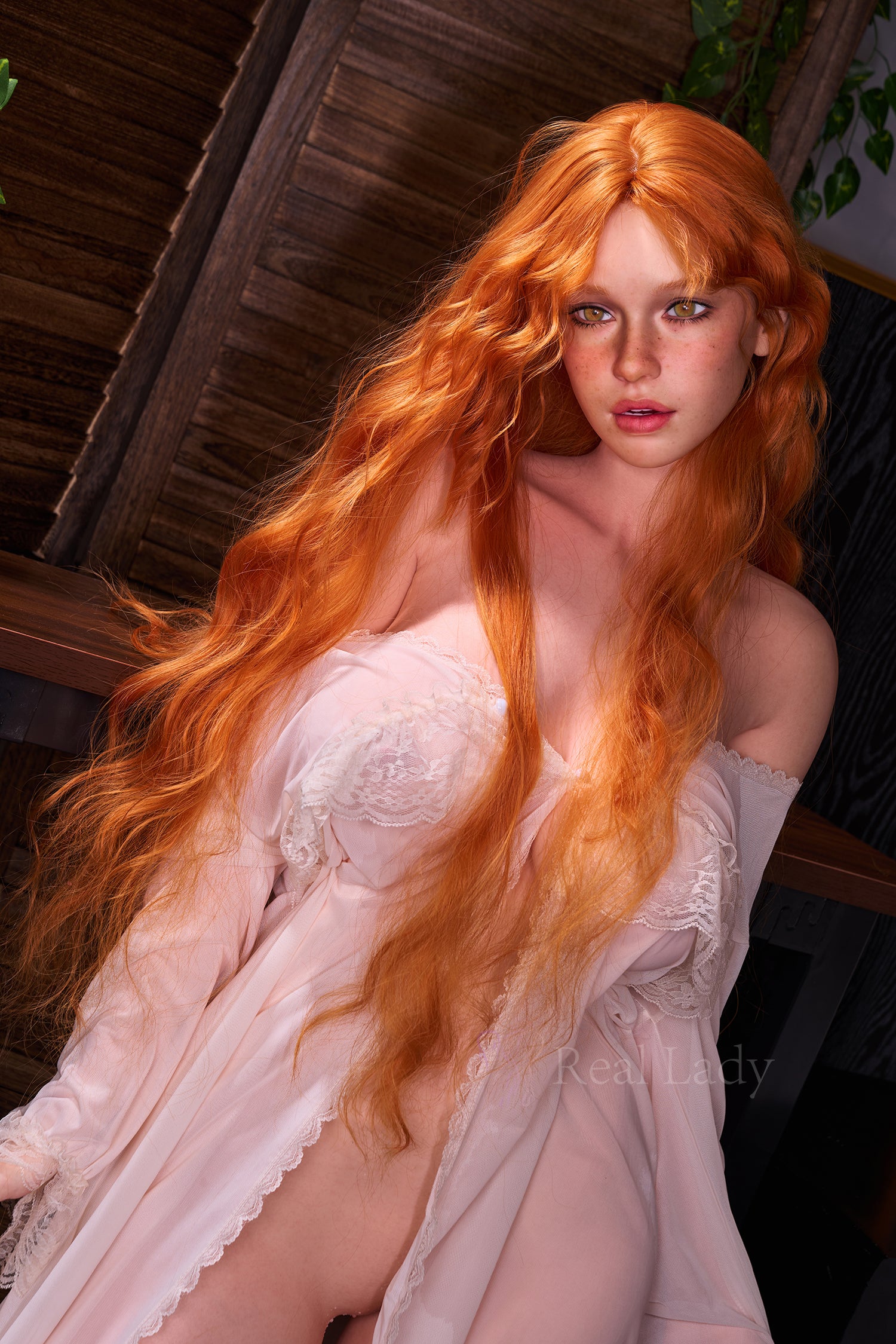 Real Lady | 159cm / 5ft3 Curvy Full Silicone Sex Doll with ROS MAX Head – Hailey