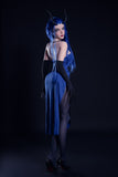 SY Doll | 164cm Slim Silicone Body & Silicone Head with Implanted Blue Hair – Sephira
