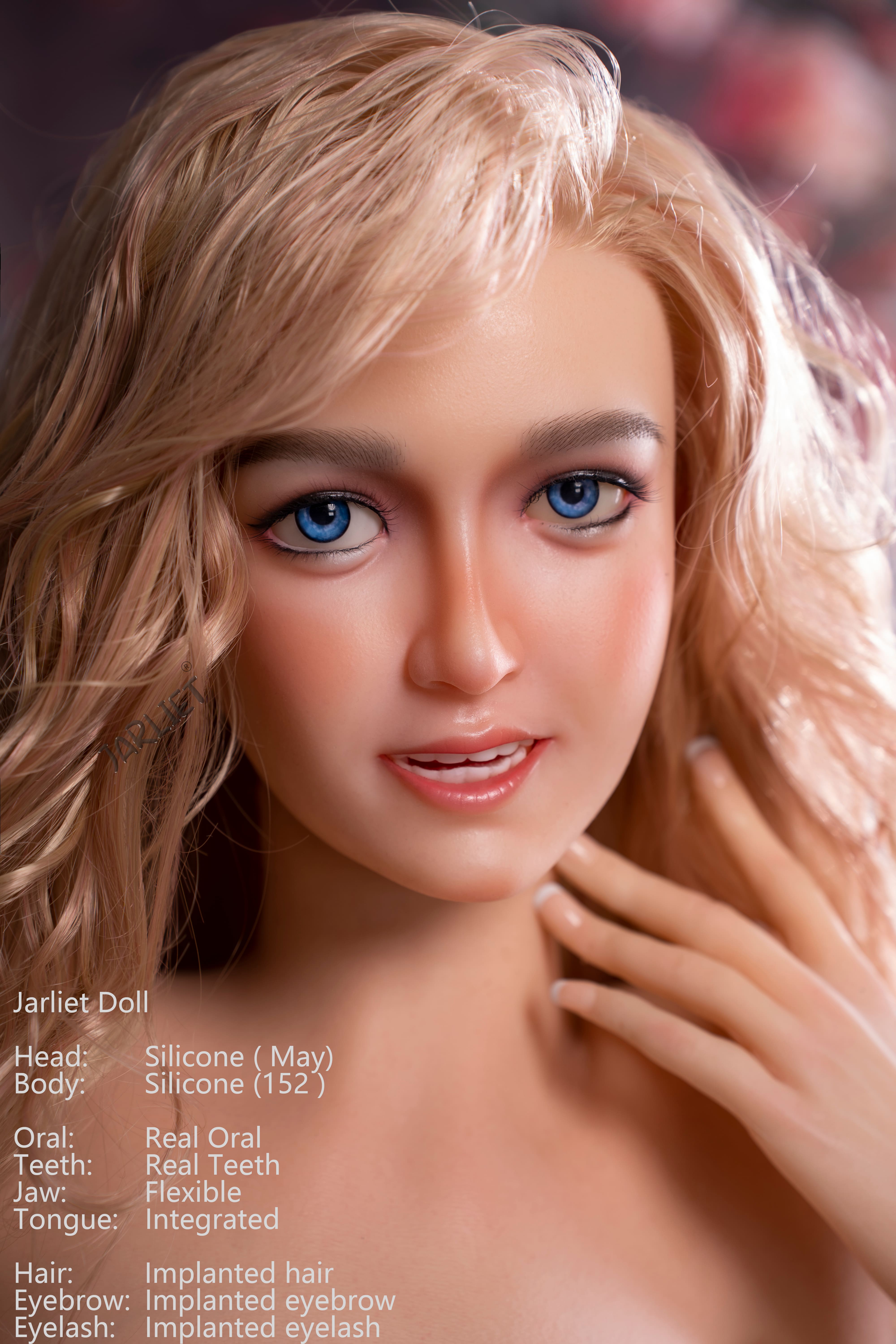Jarliet | 152cm (5ft 0in) Sexy Realistic Sex Doll for Men Silicone Head TPE Body – Pimra