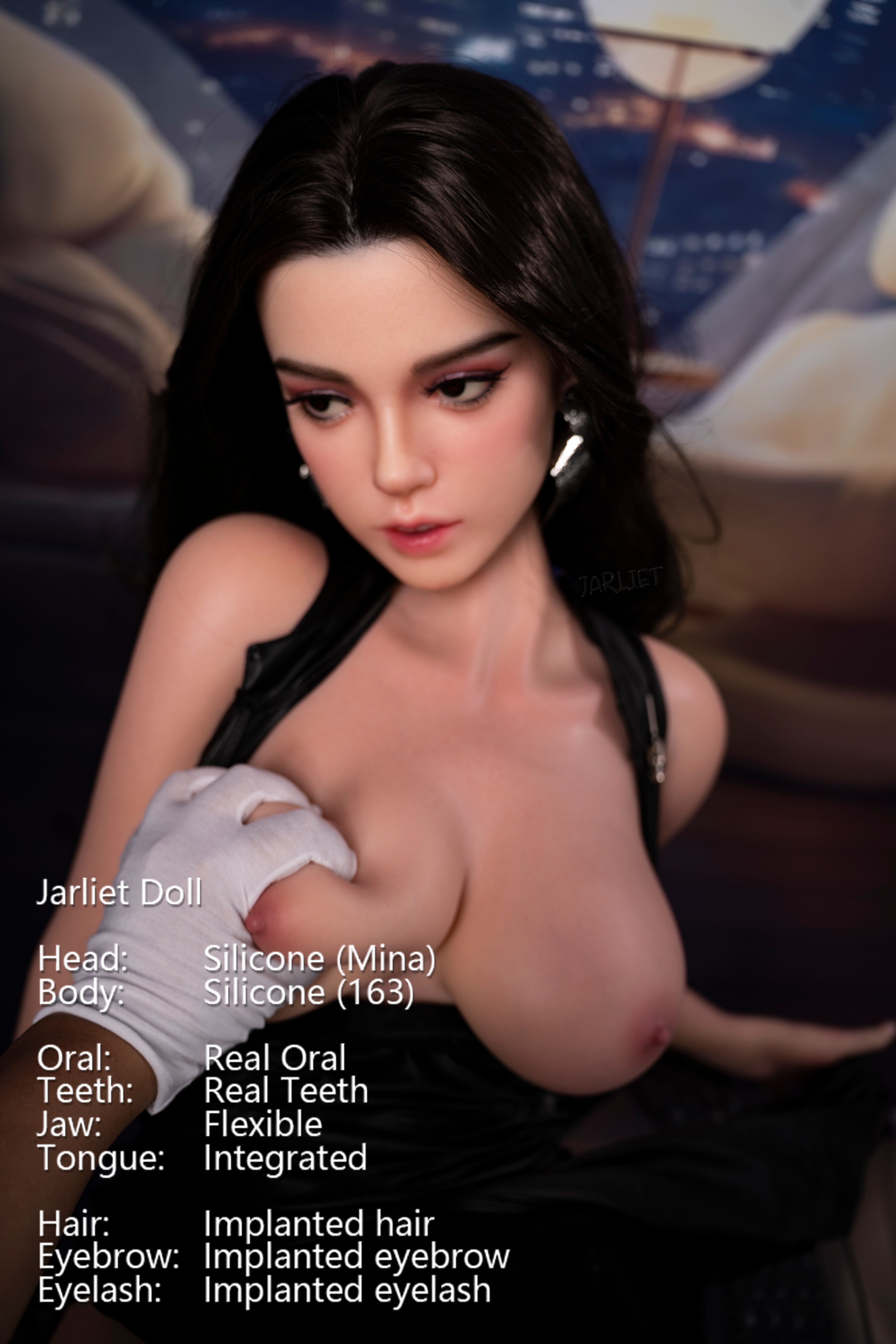 Jarliet | 163cm / 5ft4 Full Silicone Sex Doll ROS Head – Mina