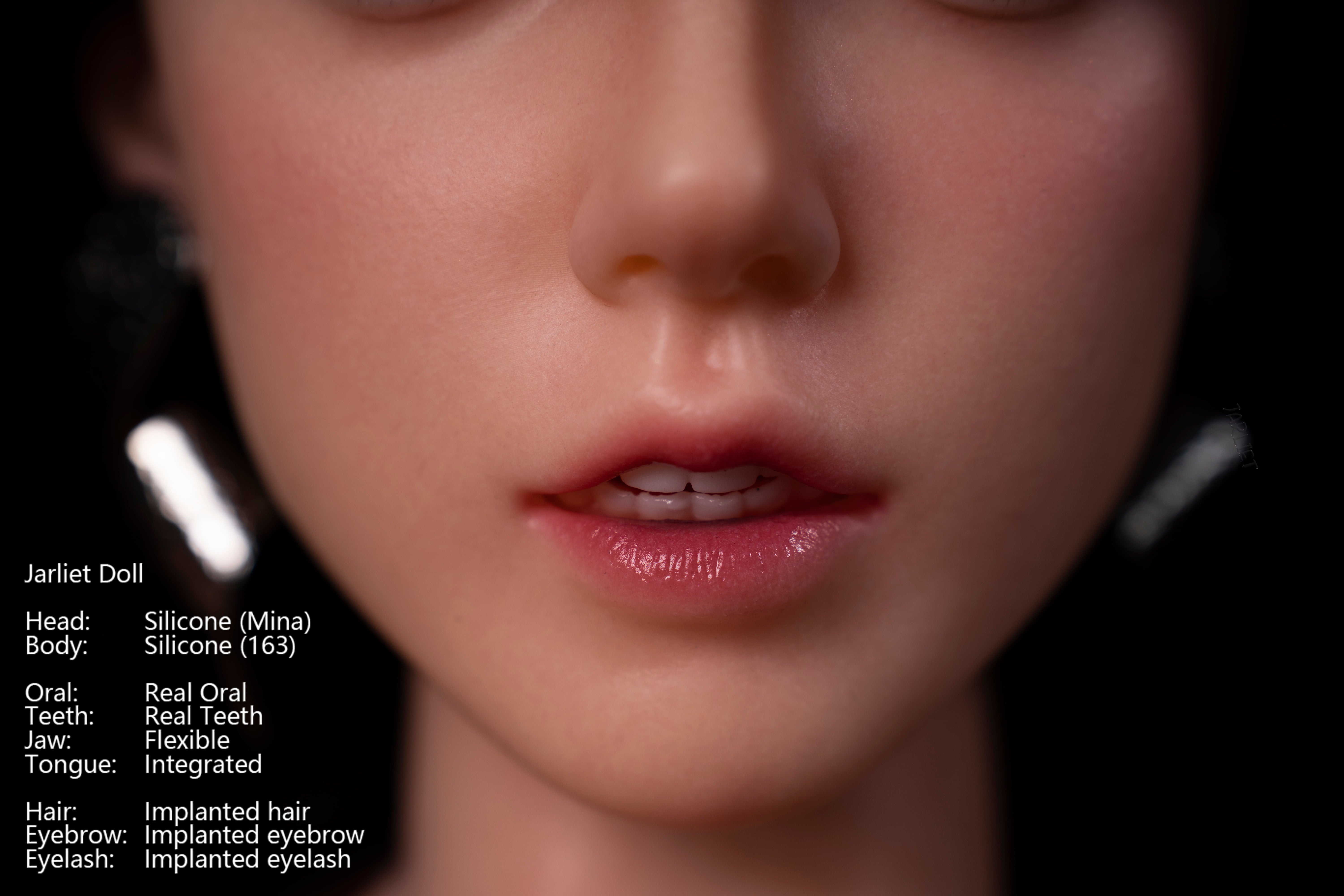 Jarliet | 163cm / 5ft4 Full Silicone Sex Doll ROS Head – Mina