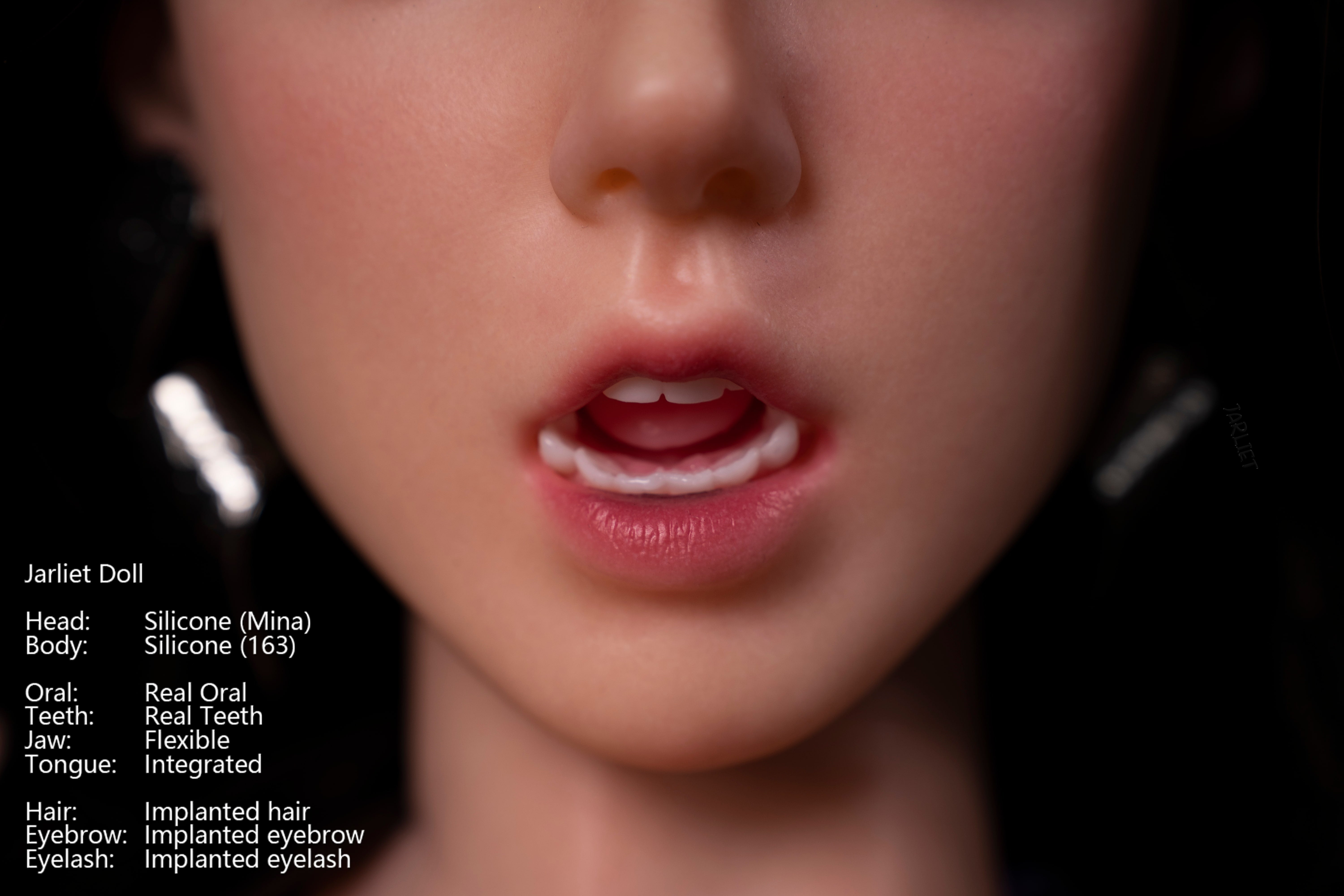 Jarliet | 163cm / 5ft4 Full Silicone Sex Doll ROS Head – Mina