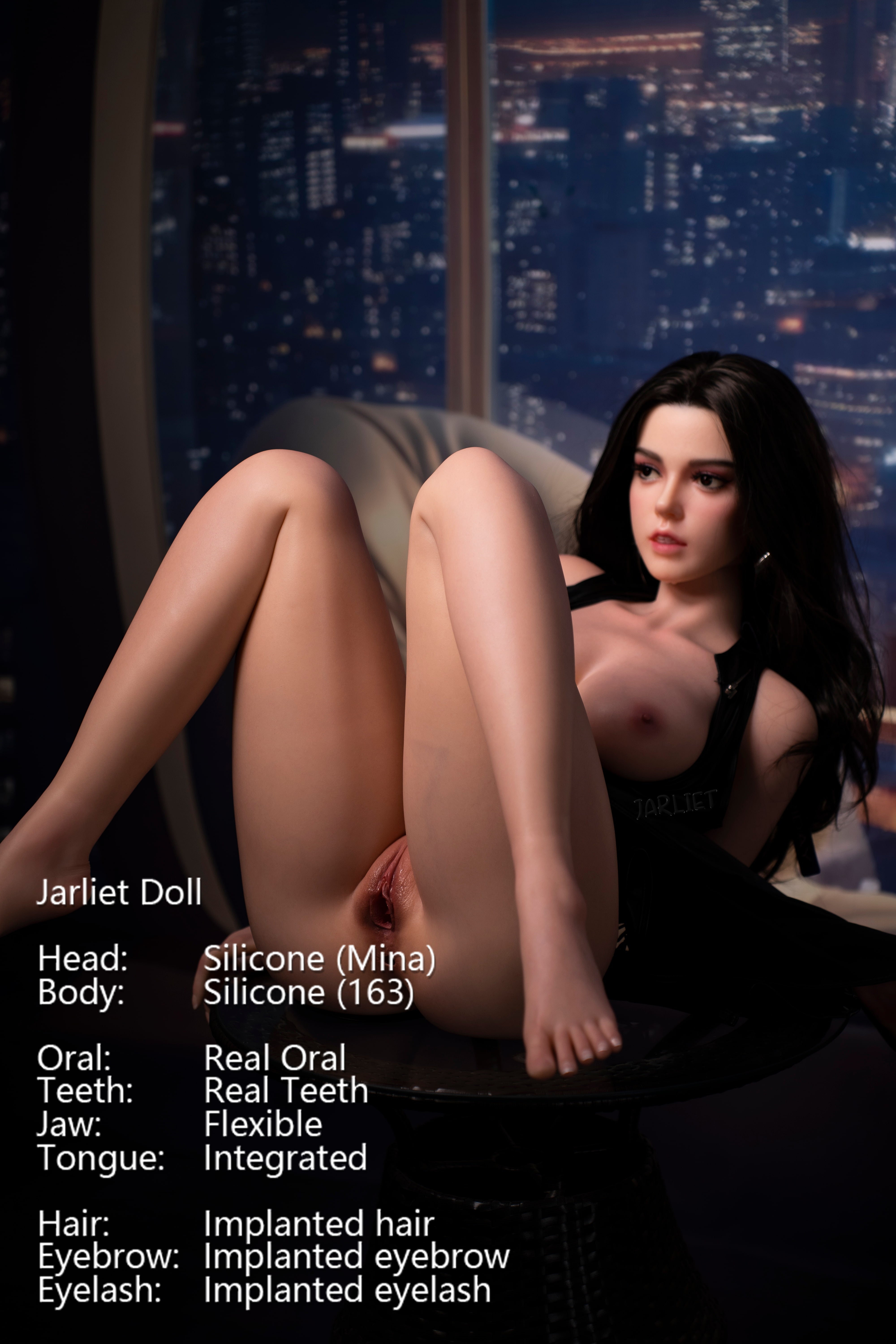 Jarliet | 163cm / 5ft4 Full Silicone Sex Doll ROS Head – Mina