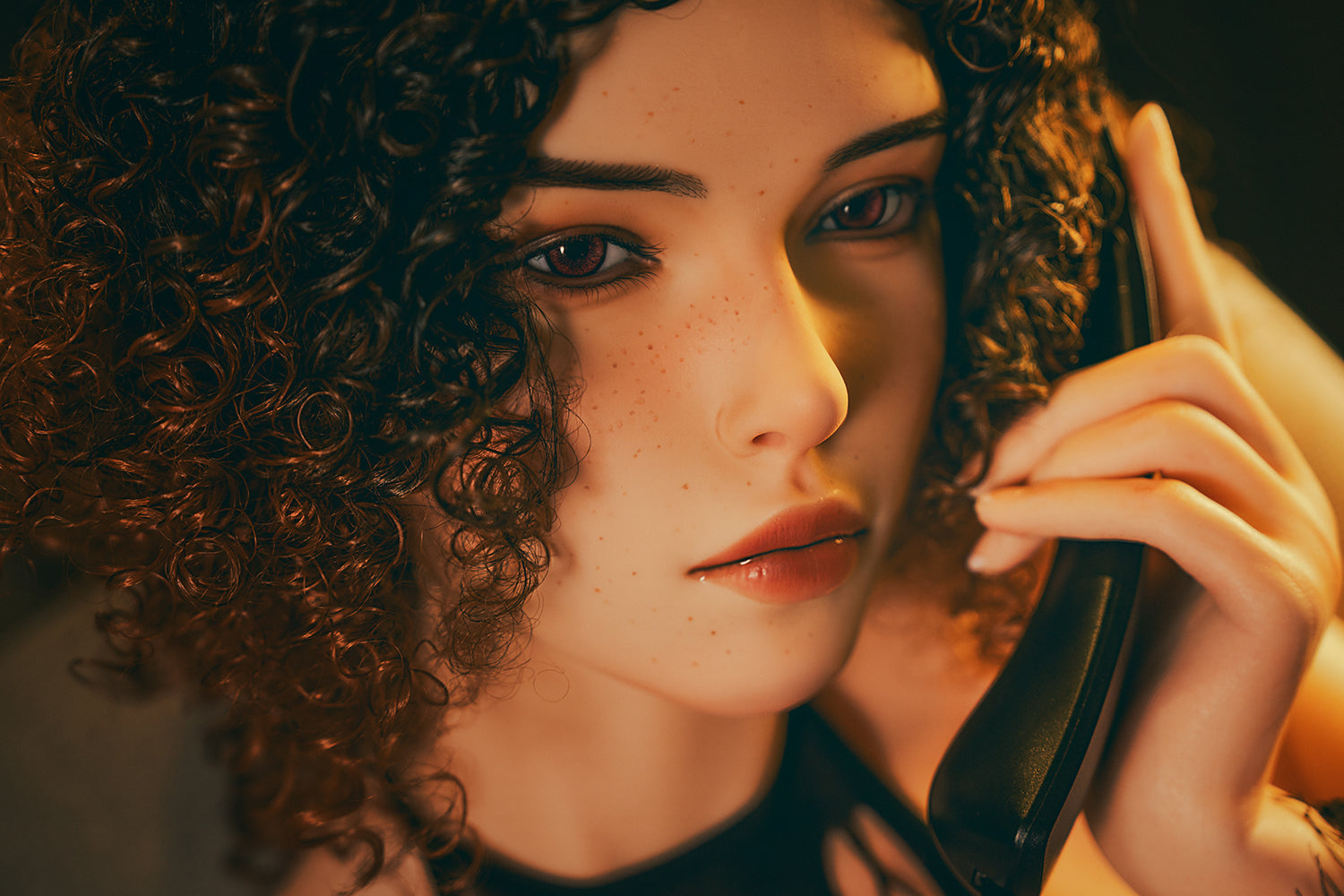 SY Doll - 173cm(5ft6) D Cup Full Silicone Curly Hair Sex Doll- Fancy