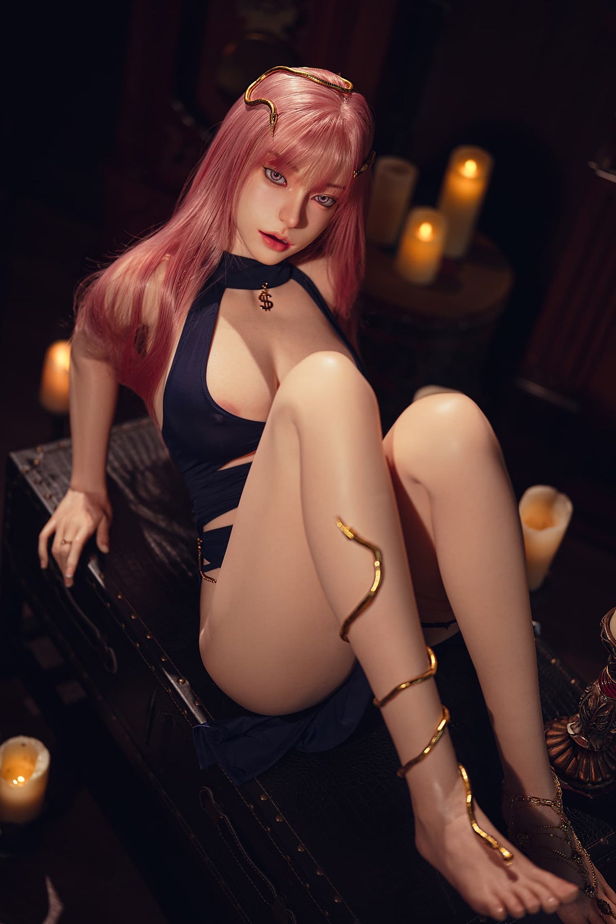 SY Doll | 164cm Slim Body Silicone Doll with Implanted Hair – Alina