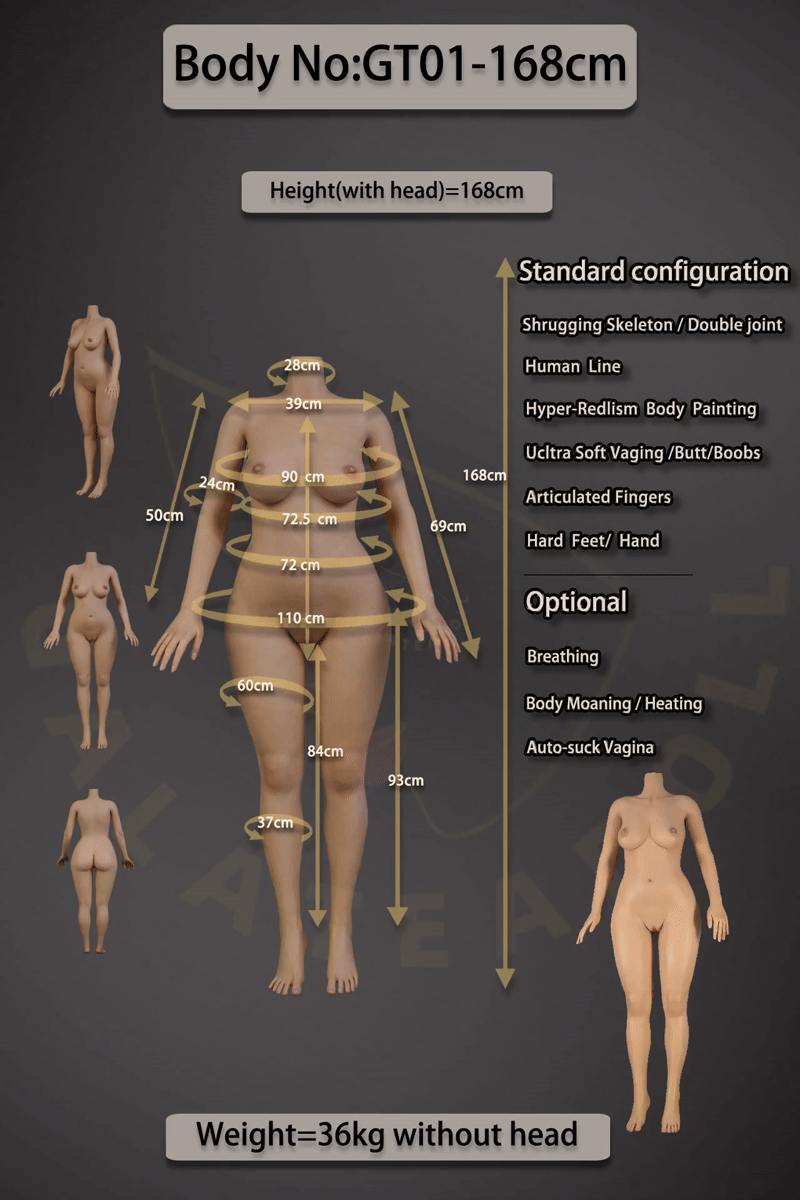 Galatea Doll | US IN Stock 168cm/5ft6 D Cup Full Silicone Sex Doll- Dubi