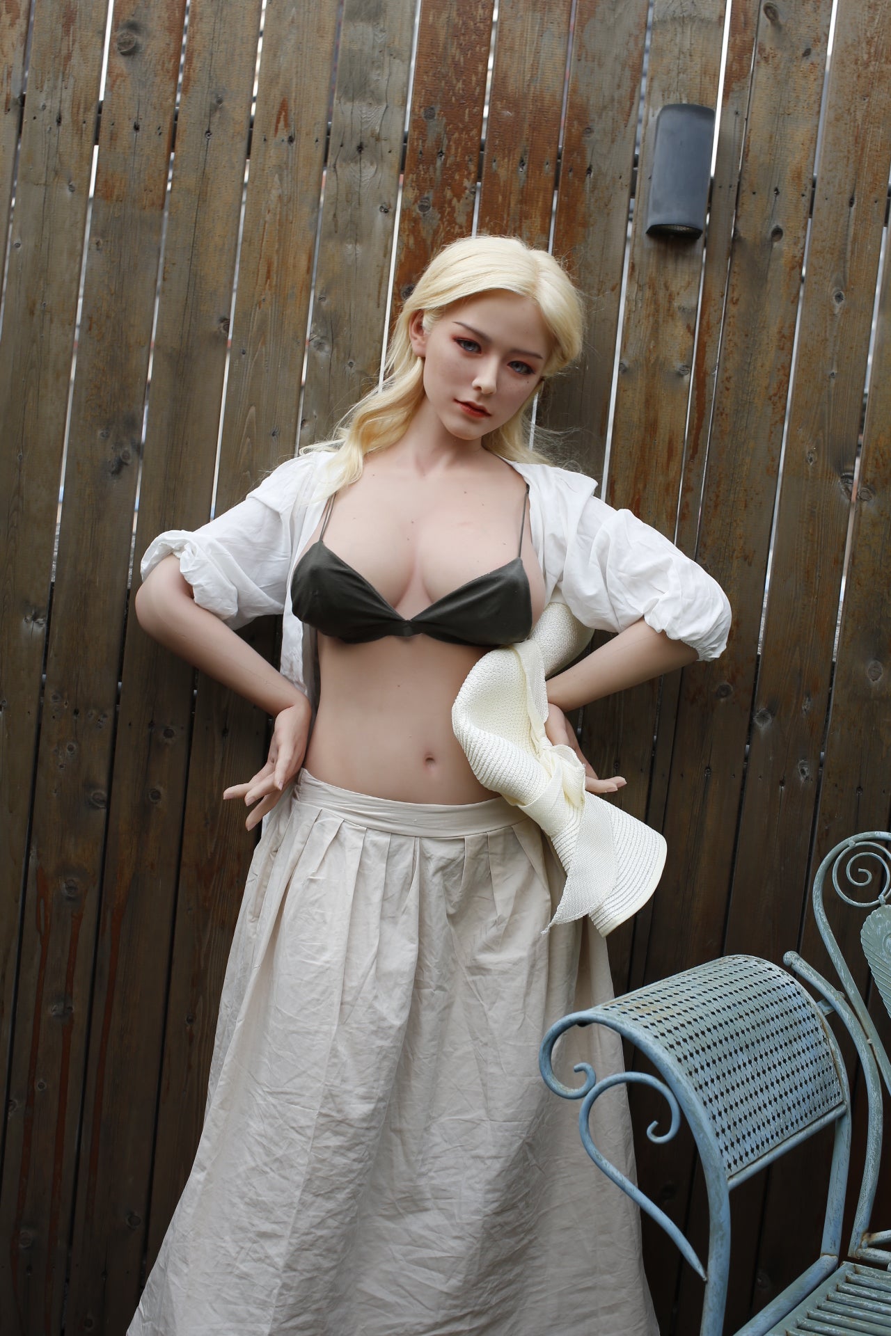 STARPERY Doll | 156cm (5ft 1in) E Cup Silicone Sex Doll for Men with Implanted Hair – Kelly