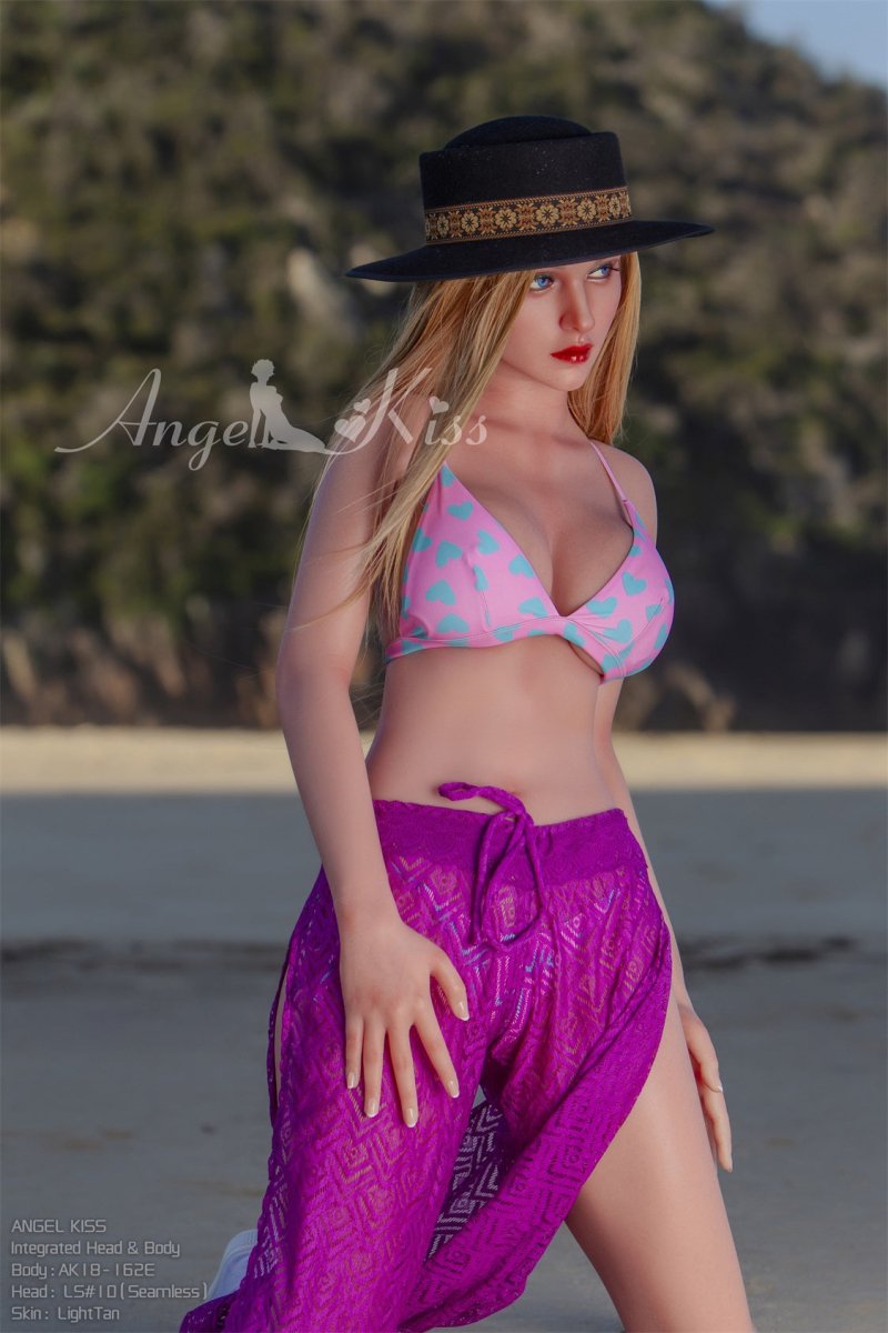 Angel Kiss | 162cm/5ft4 E-cup Silicone Love Doll – Tahn All-in-one - SuperLoveDoll