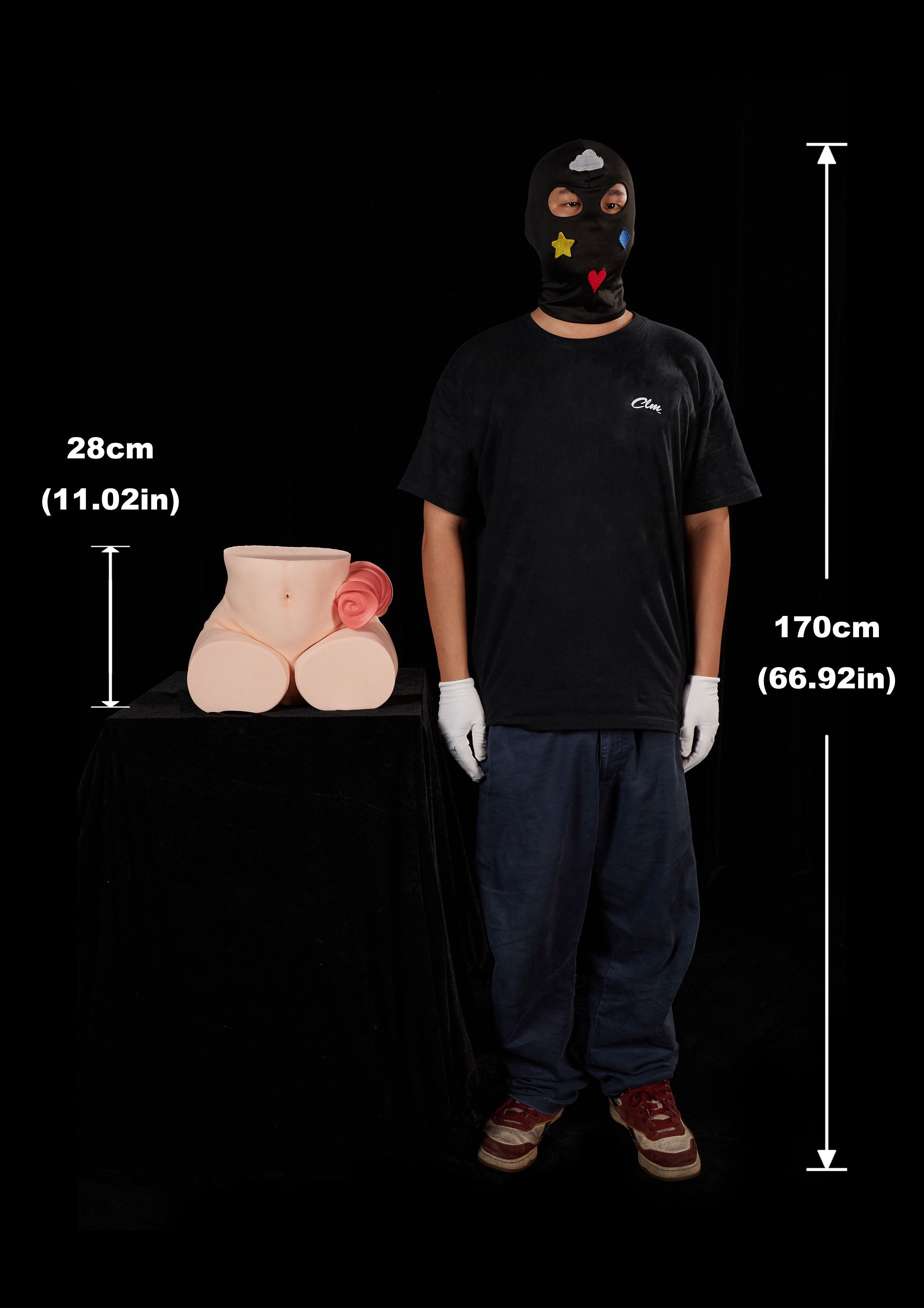 Climax Doll | 28cm/11in Butt Torso Full Silicone Doll - Ray - AliaDoll - Climax Doll