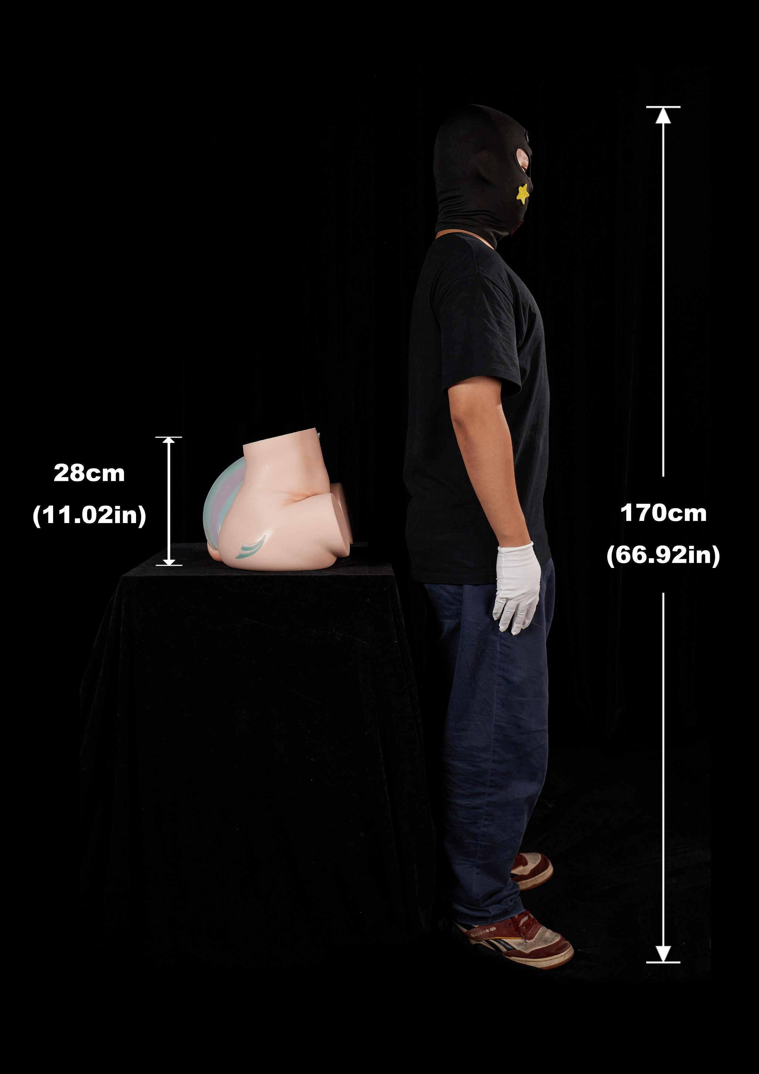 Climax Doll | 28cm/11in Butt Torso Full Silicone Doll - Razor - AliaDoll - Climax Doll