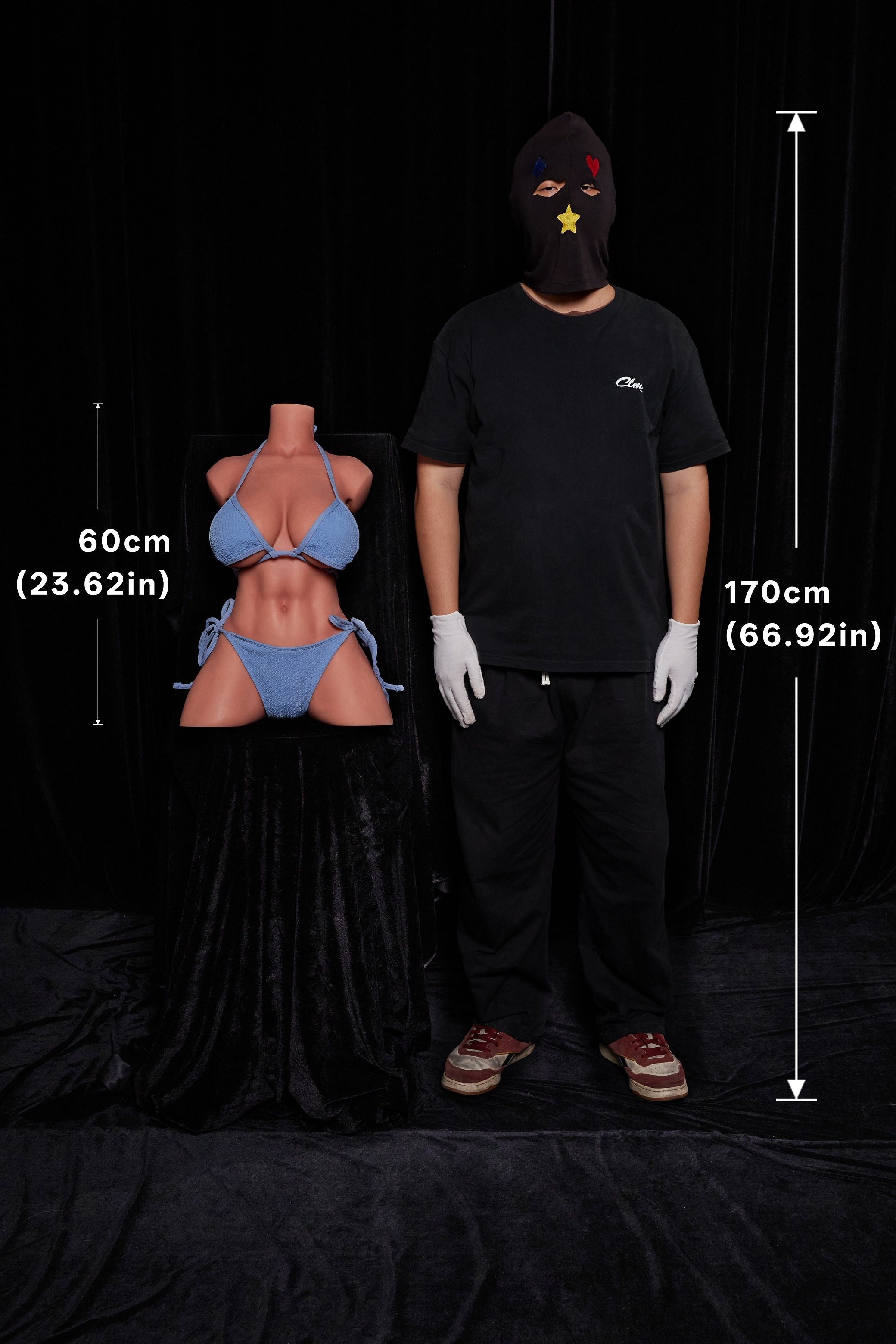 Climax Doll | 60cm/2ft0 F Cup Full Silicone Torso Doll ULW 663 - AliaDoll - Climax Doll