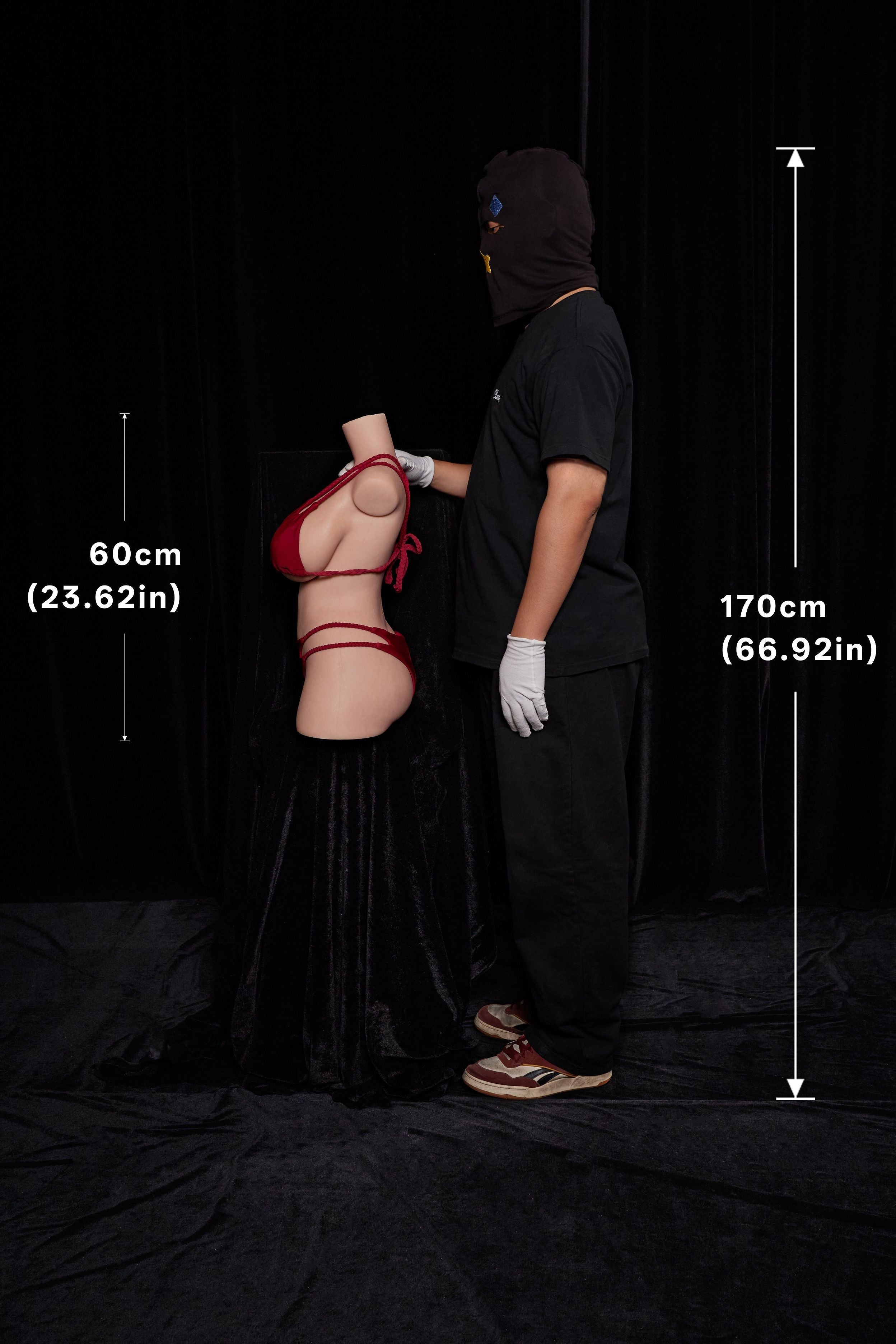 Climax Doll | 80cm/2ft7 Curvy Full Silicone Torso Sex Doll ULW 664 - AliaDoll - Climax Doll