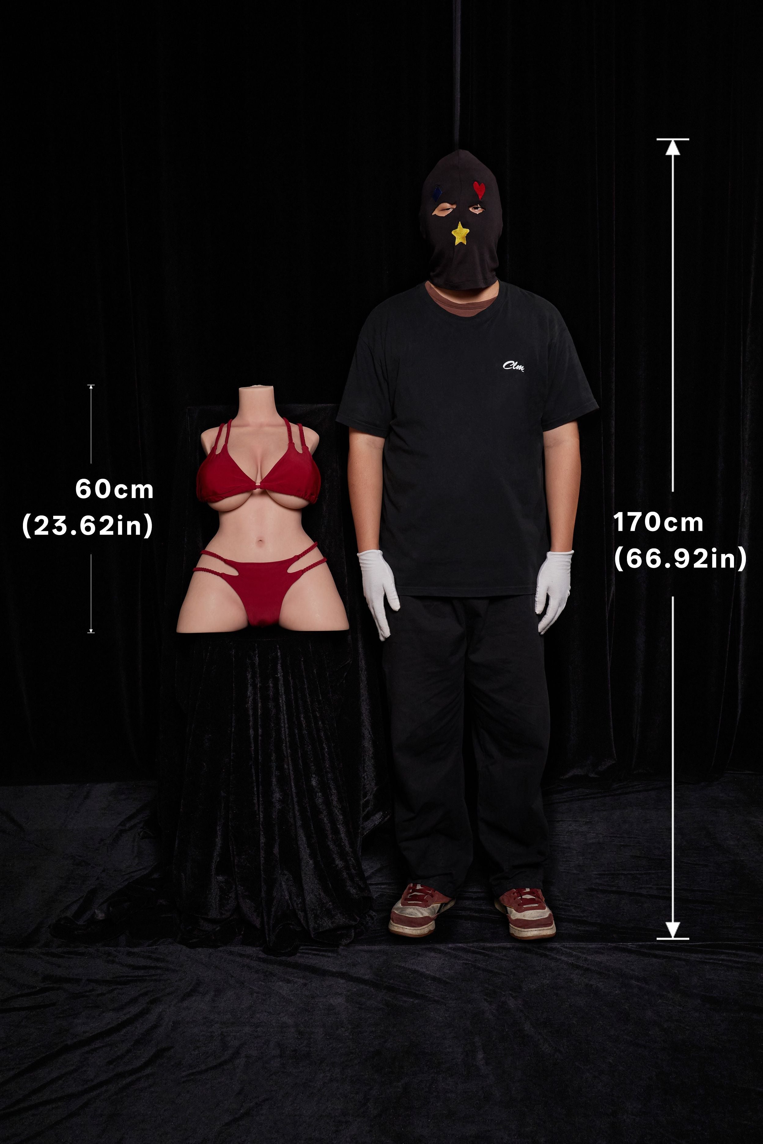 Climax Doll | 80cm/2ft7 Curvy Full Silicone Torso Sex Doll ULW 664 - AliaDoll - Climax Doll
