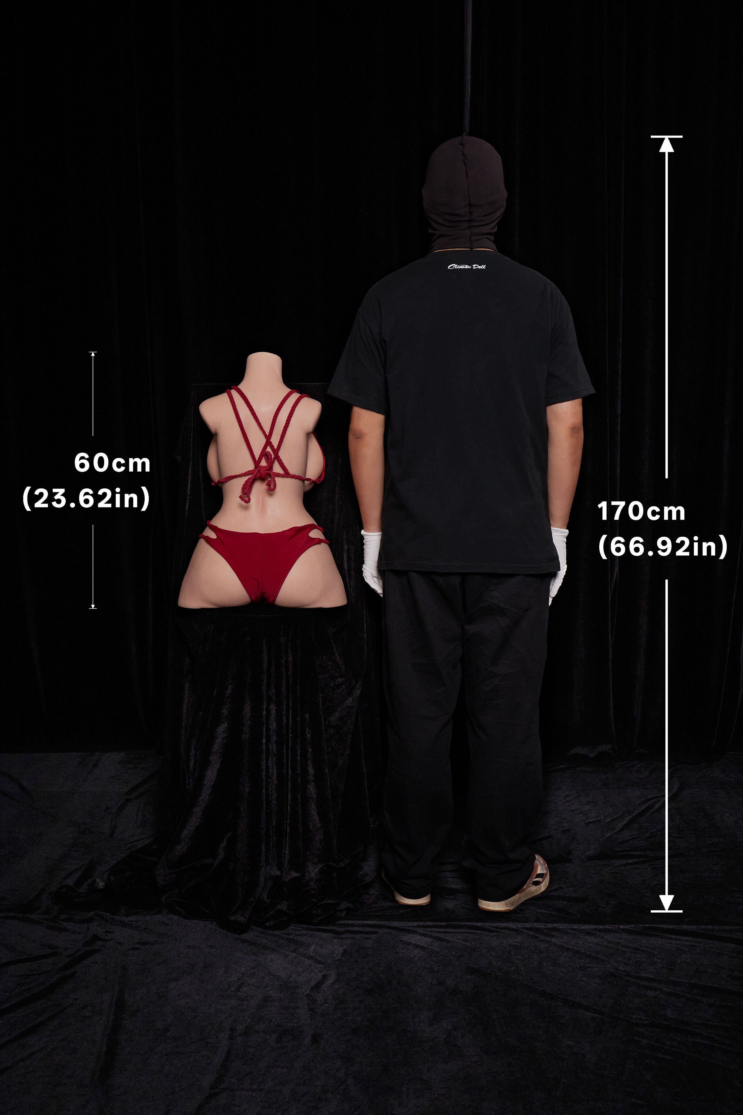 Climax Doll | 80cm/2ft7 Curvy Full Silicone Torso Sex Doll ULW 664 - AliaDoll - Climax Doll