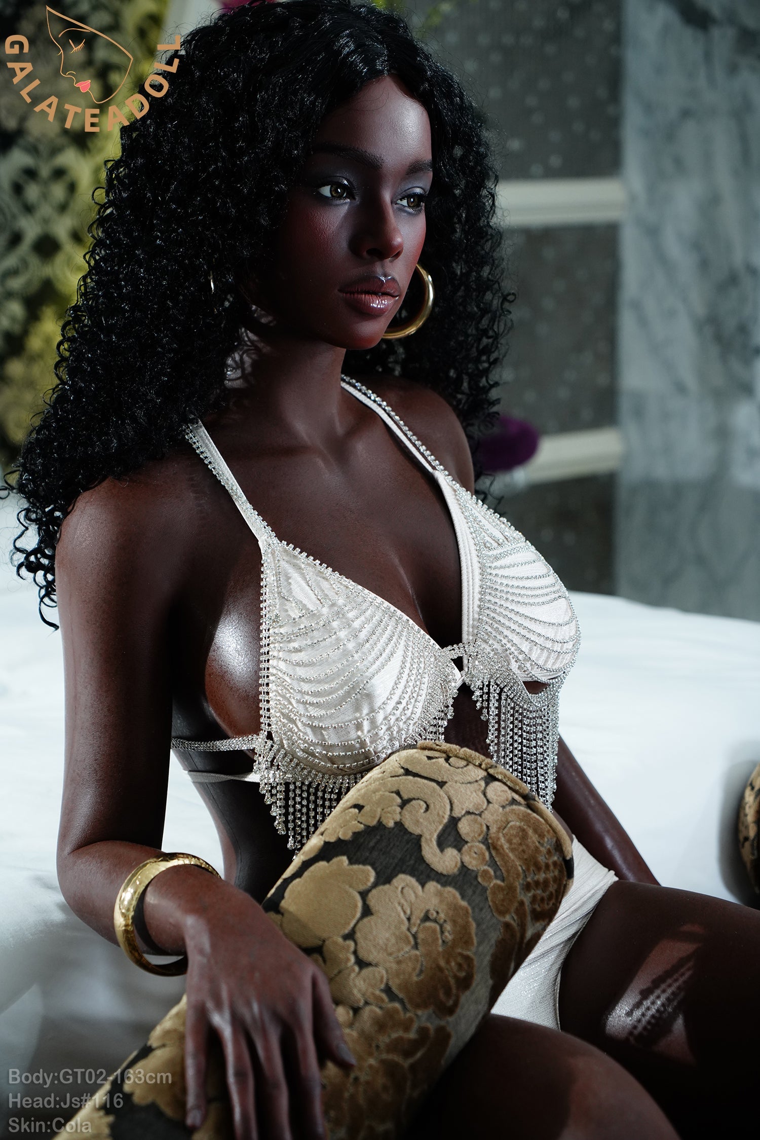 Galatea Doll- 163cm/5ft4 D Cup Full Silicone Movable Jaw Sex Doll- Cola - AliaDoll - GT Doll