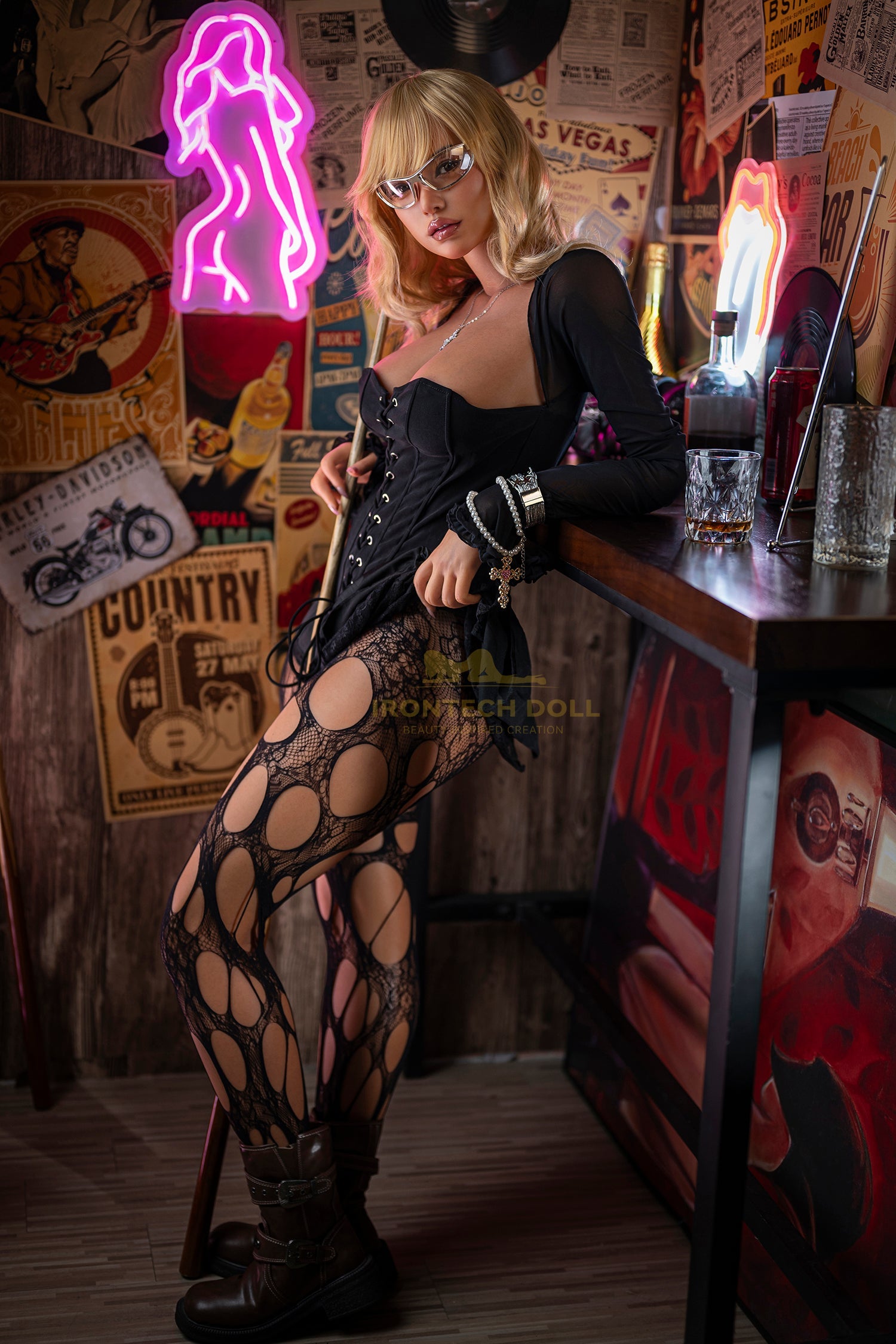 Irontech Doll | 164cm / 5ft4 Curvy Full Silicone Sex Doll with ROS MAX Head – Eileen - AliaDoll - Irontech