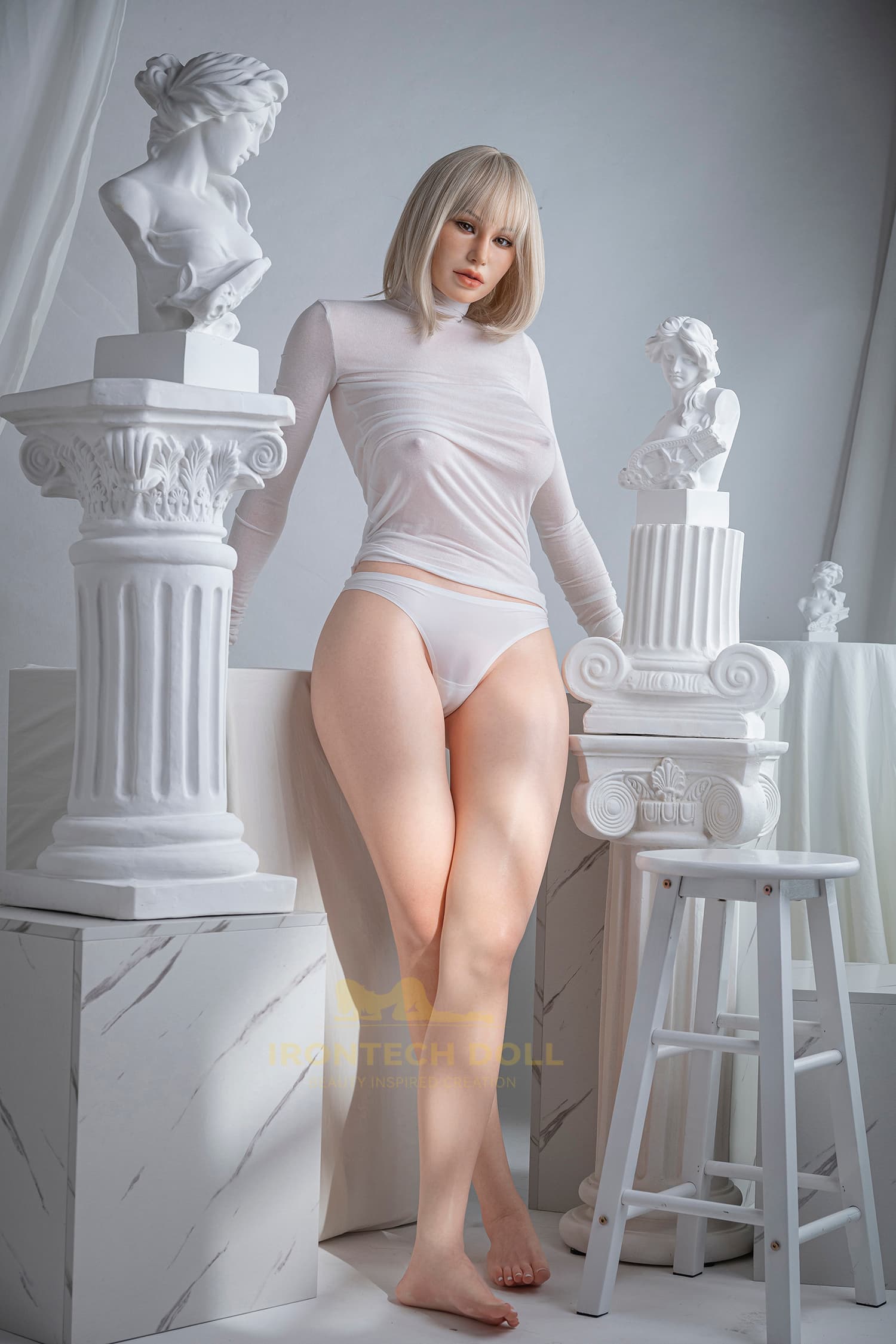 Irontech Doll | 171cm / 5ft7 Full Silicone Sex Doll with ROS MAX Head – Pearl - AliaDoll - Irontech