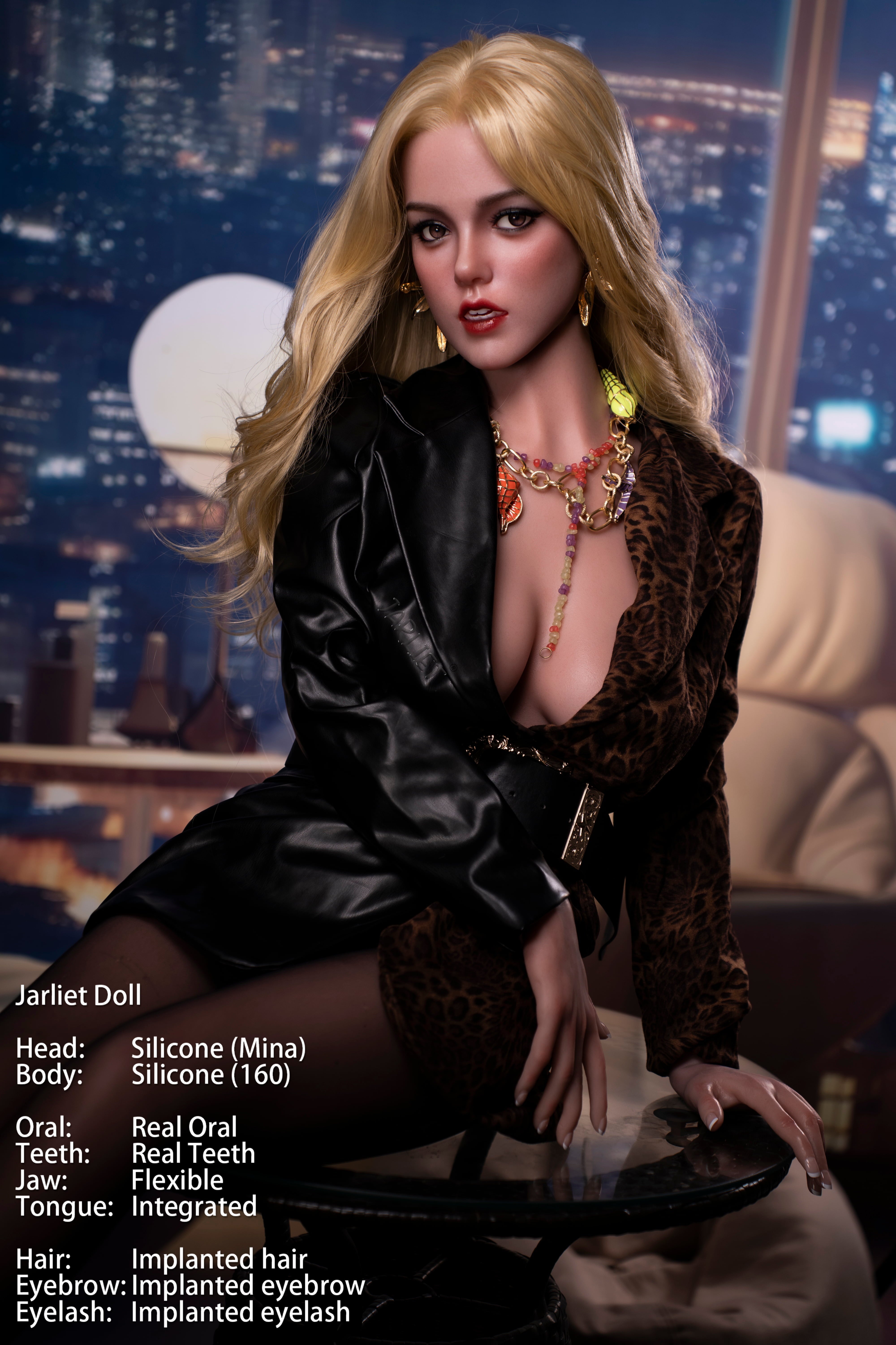 Jarliet | 160cm / 5ft3 Full Silicone Sex Doll with ROS Head – Mina - AliaDoll - Jarliet