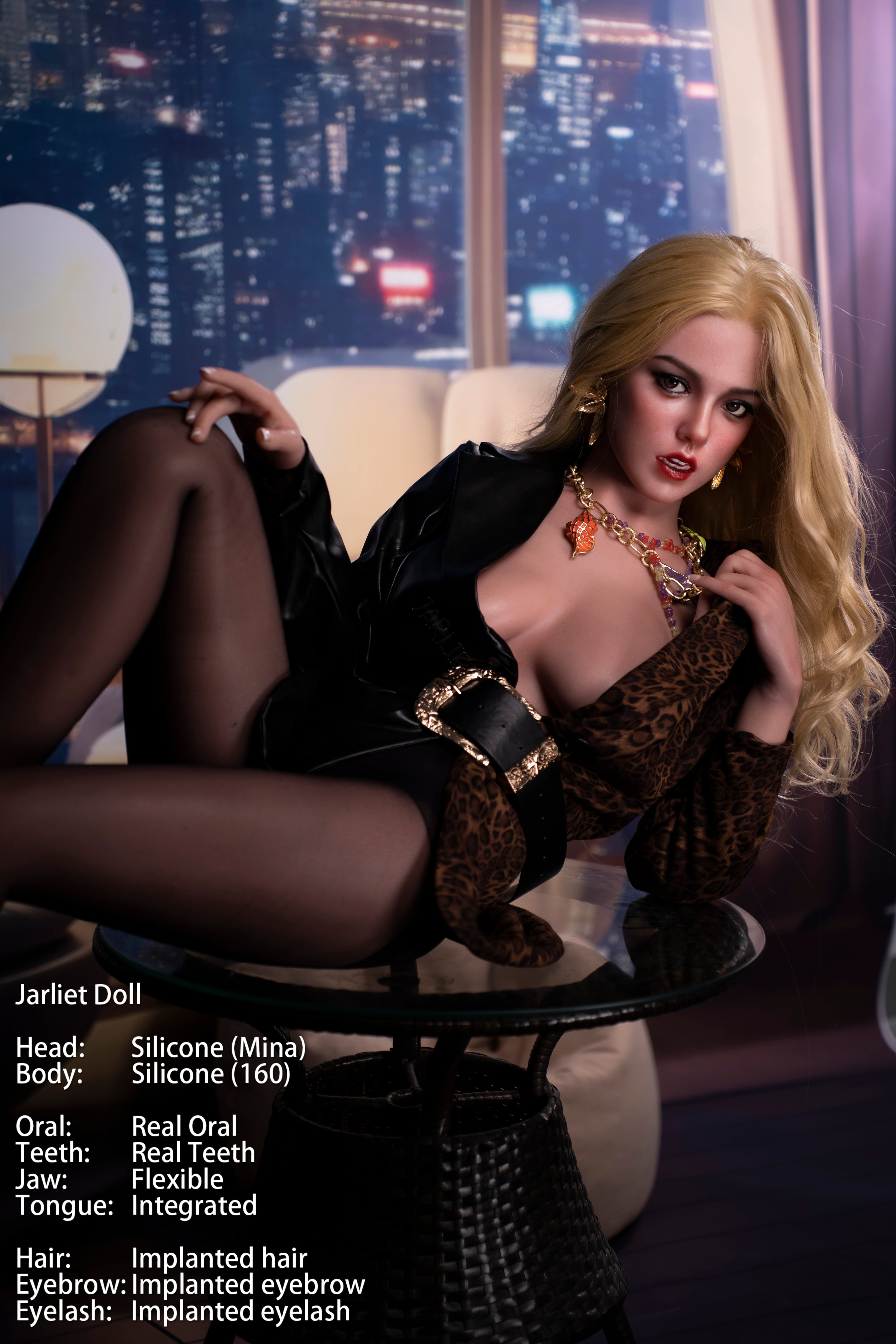 Jarliet | 160cm / 5ft3 Full Silicone Sex Doll with ROS Head – Mina - AliaDoll - Jarliet