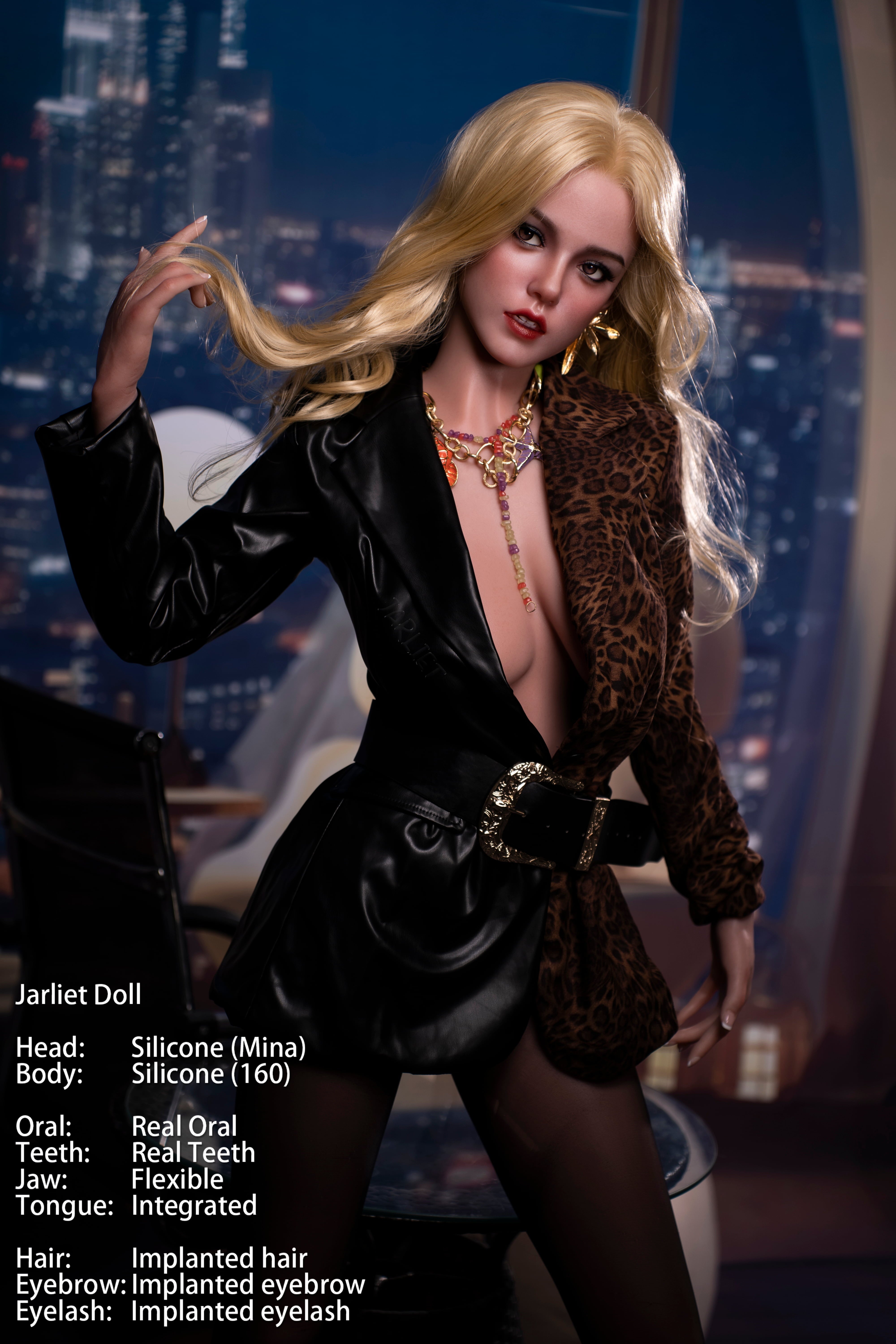 Jarliet | 160cm / 5ft3 Full Silicone Sex Doll with ROS Head – Mina - AliaDoll - Jarliet