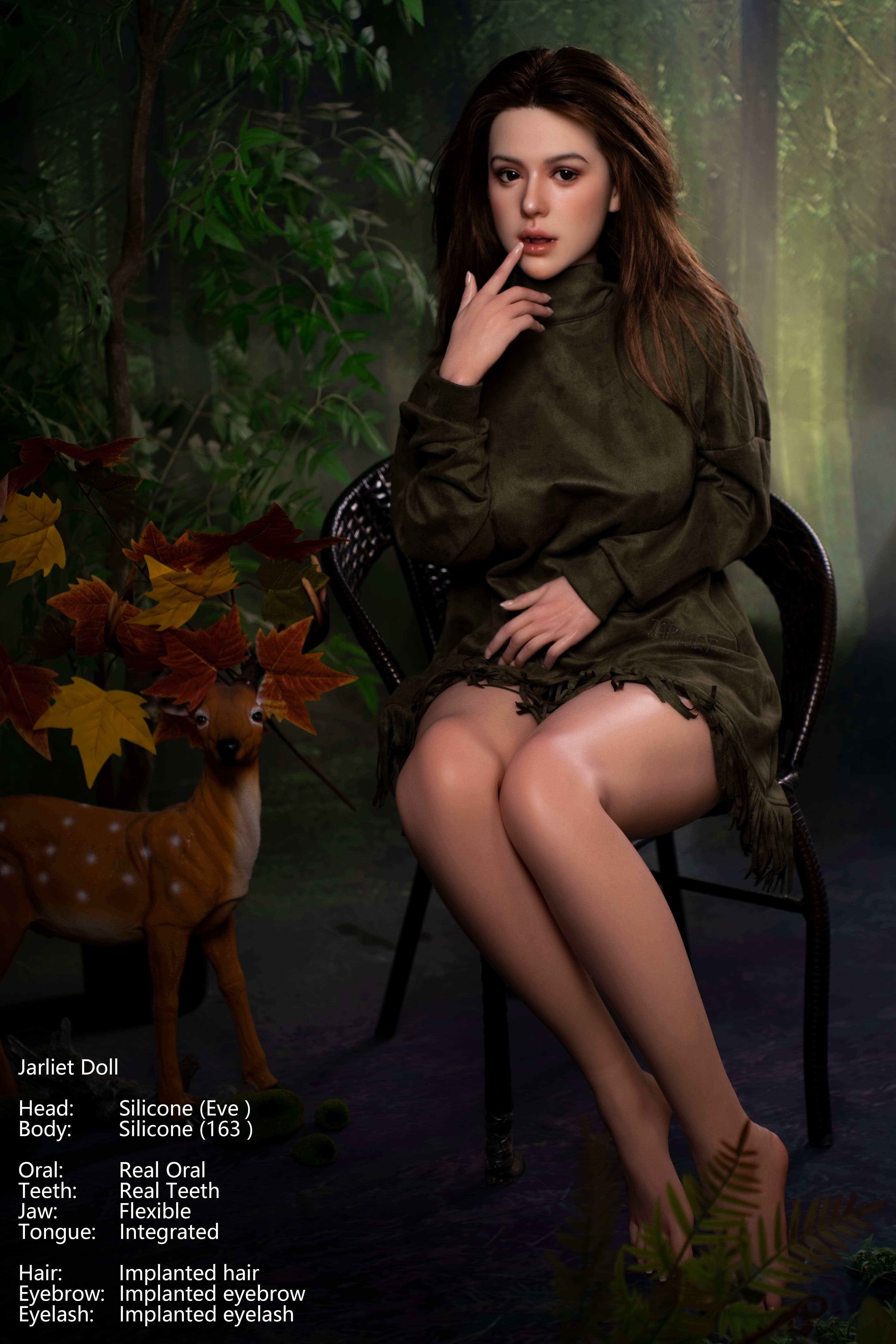 Jarliet | 163cm (5ft 4in) Sexy Realistic Silicone Doll for Men Curvy Body Love Doll – Seleneva - AliaDoll - Jarliet