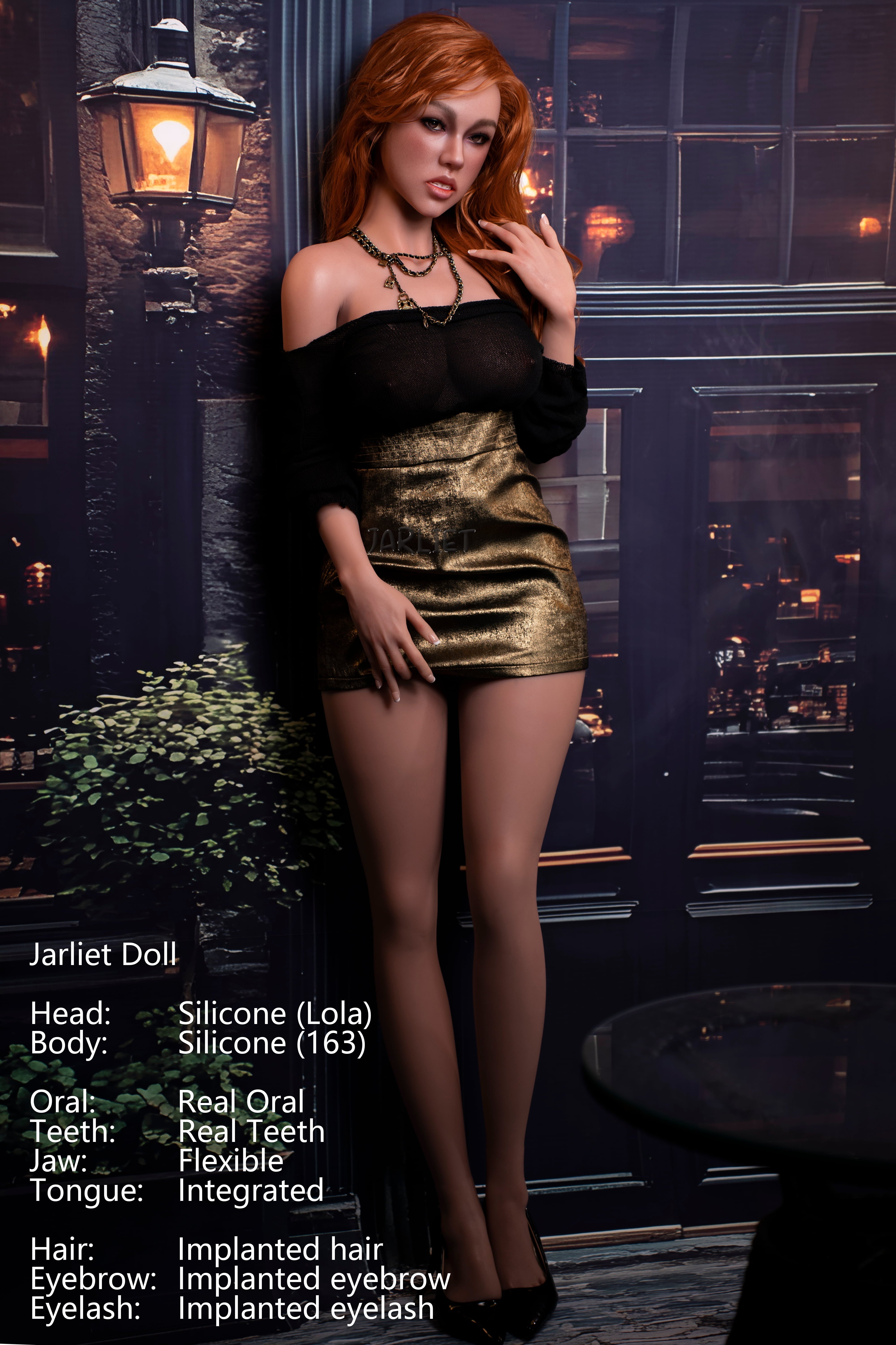 Jarliet | 163cm / 5ft4 Full Silicone Sex Doll with ROS Head – Lola - AliaDoll - Jarliet
