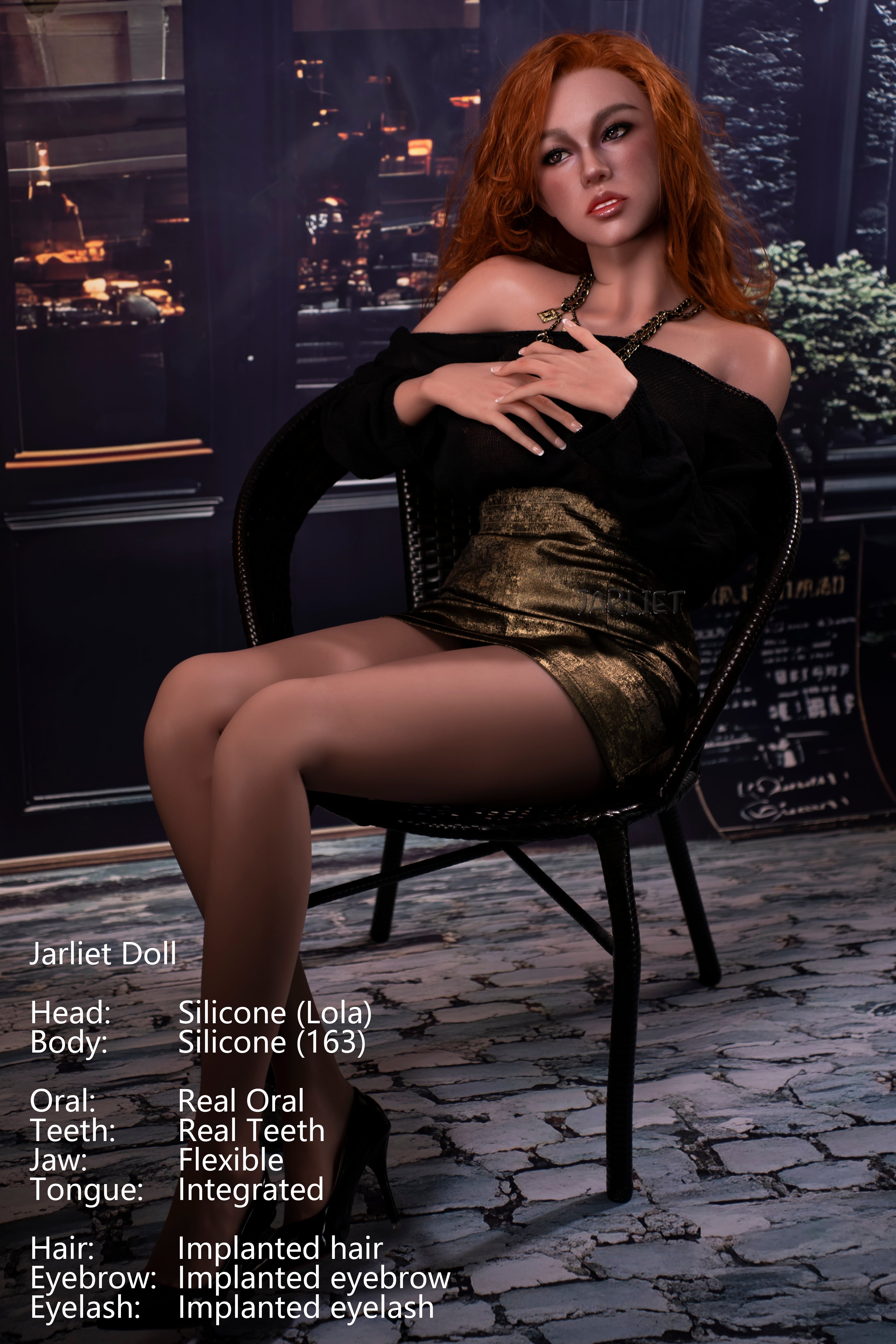 Jarliet | 163cm / 5ft4 Full Silicone Sex Doll with ROS Head – Lola - AliaDoll - Jarliet