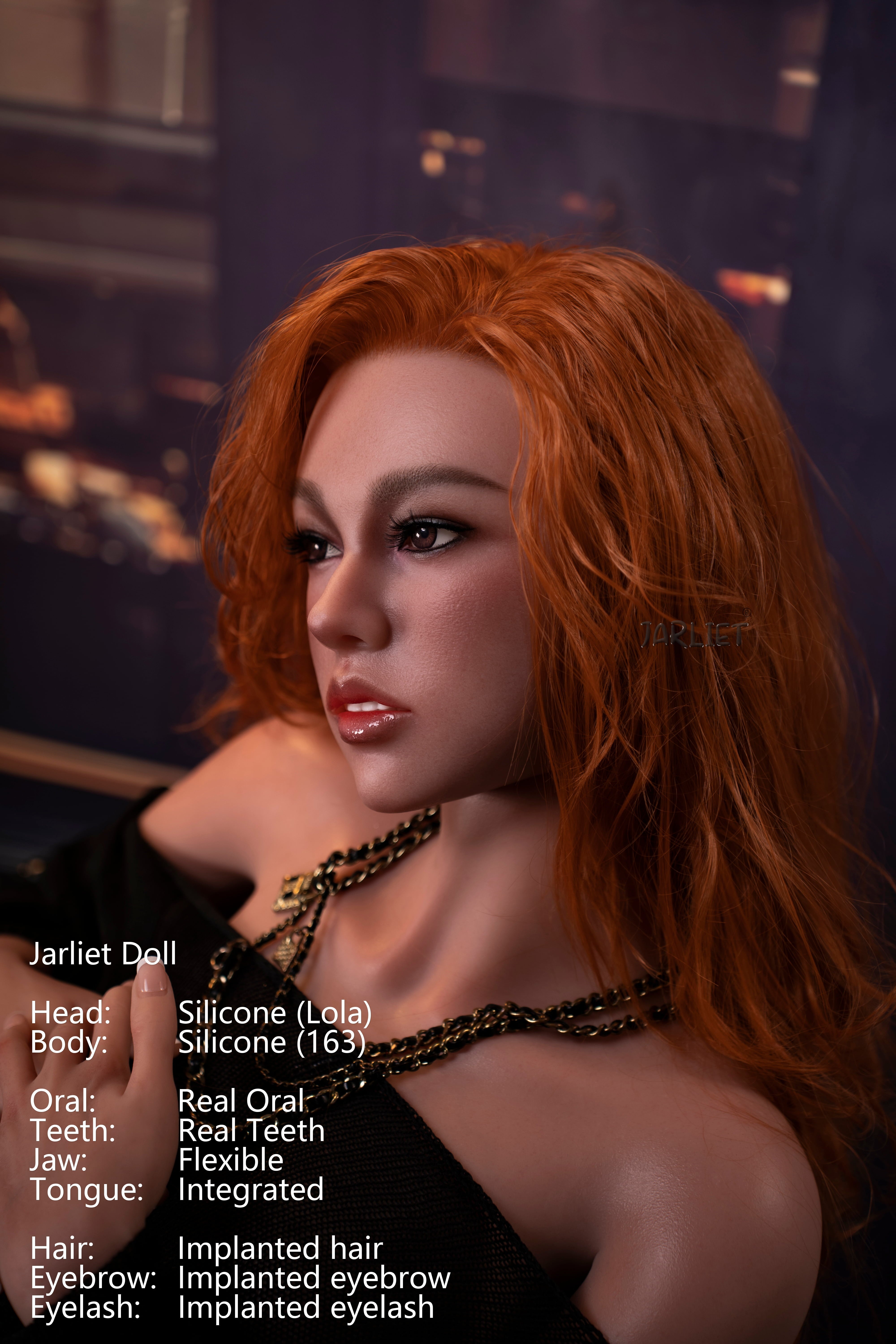 Jarliet | 163cm / 5ft4 Full Silicone Sex Doll with ROS Head – Lola - AliaDoll - Jarliet