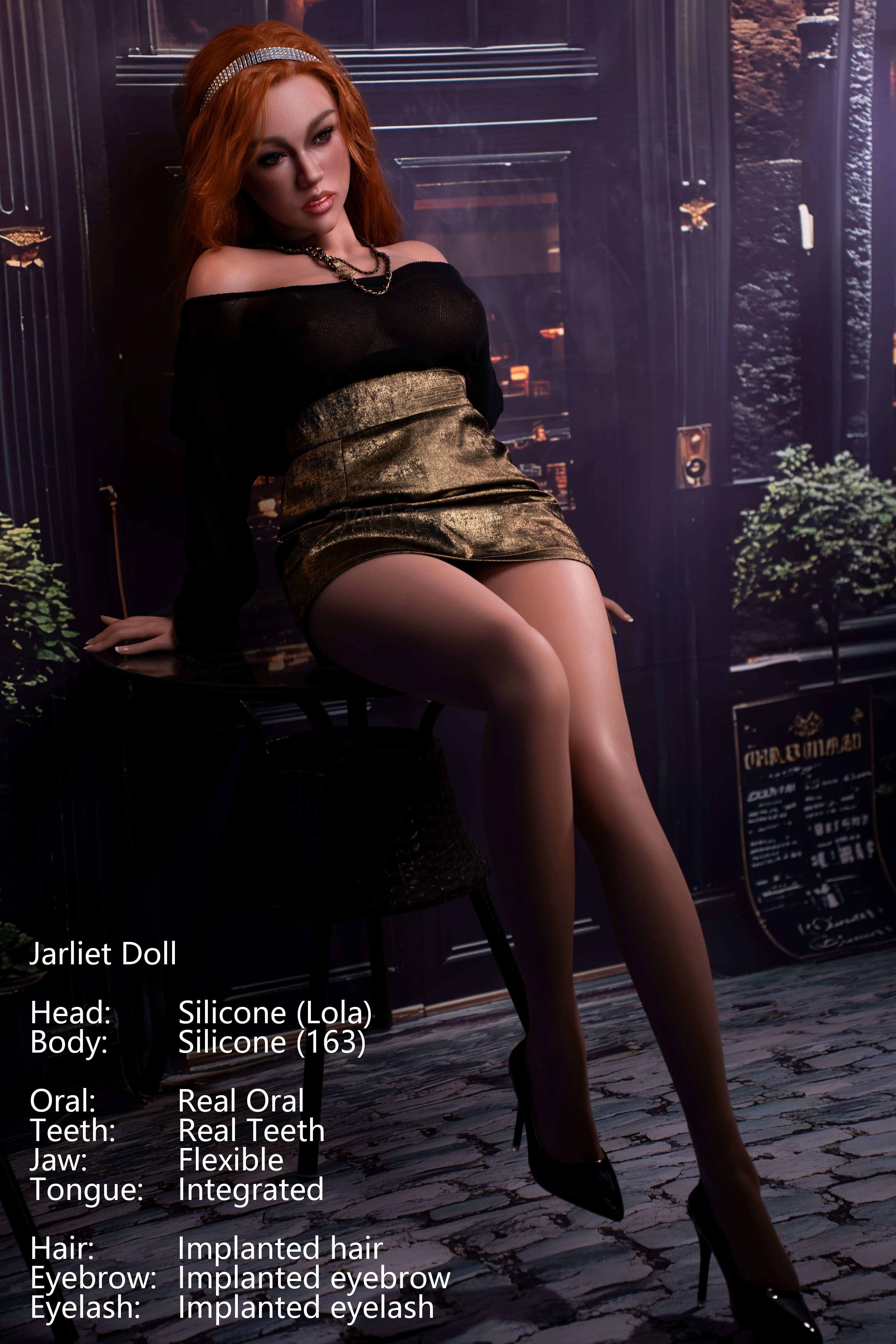 Jarliet | 163cm / 5ft4 Full Silicone Sex Doll with ROS Head – Lola - AliaDoll - Jarliet