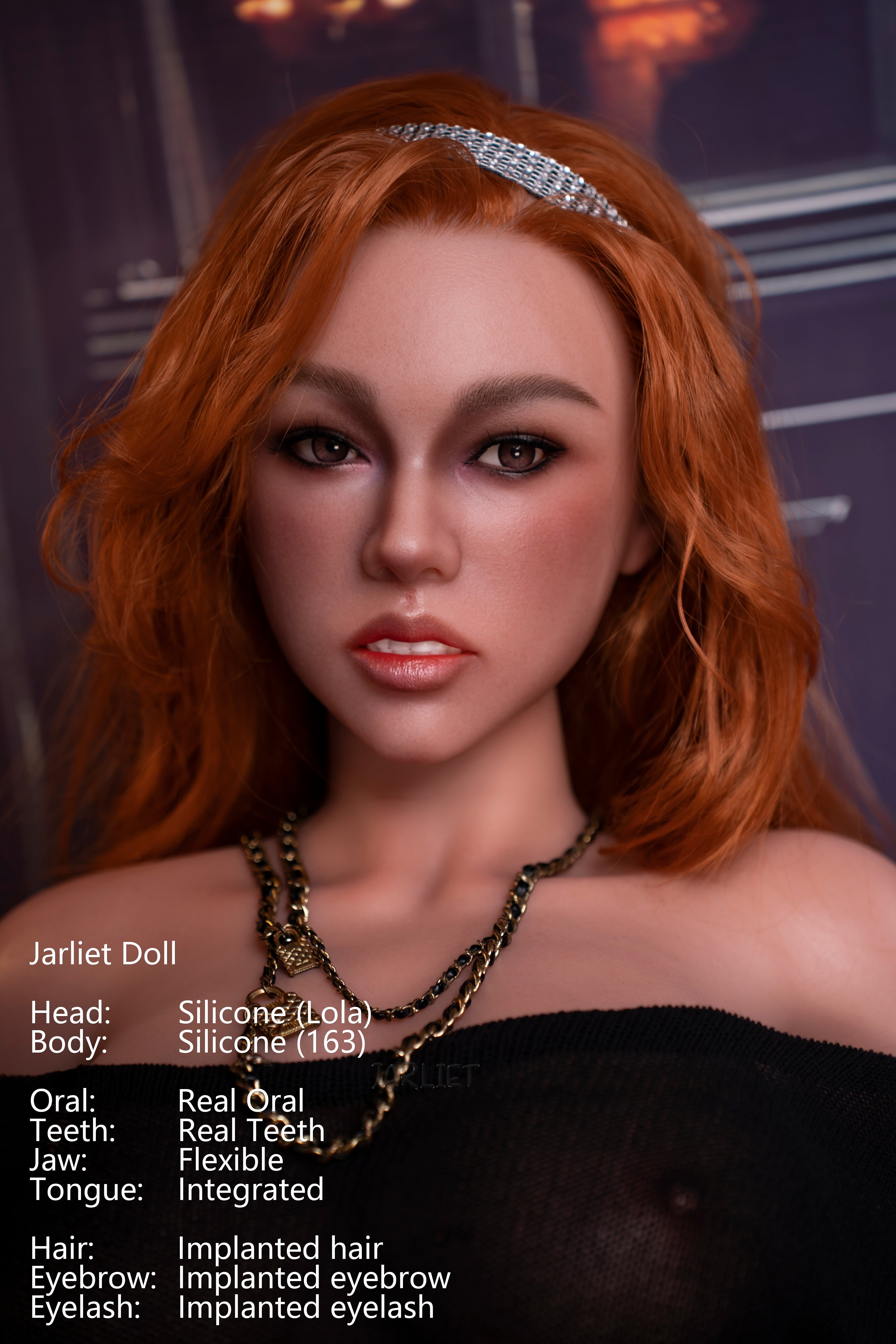 Jarliet | 163cm / 5ft4 Full Silicone Sex Doll with ROS Head – Lola - AliaDoll - Jarliet