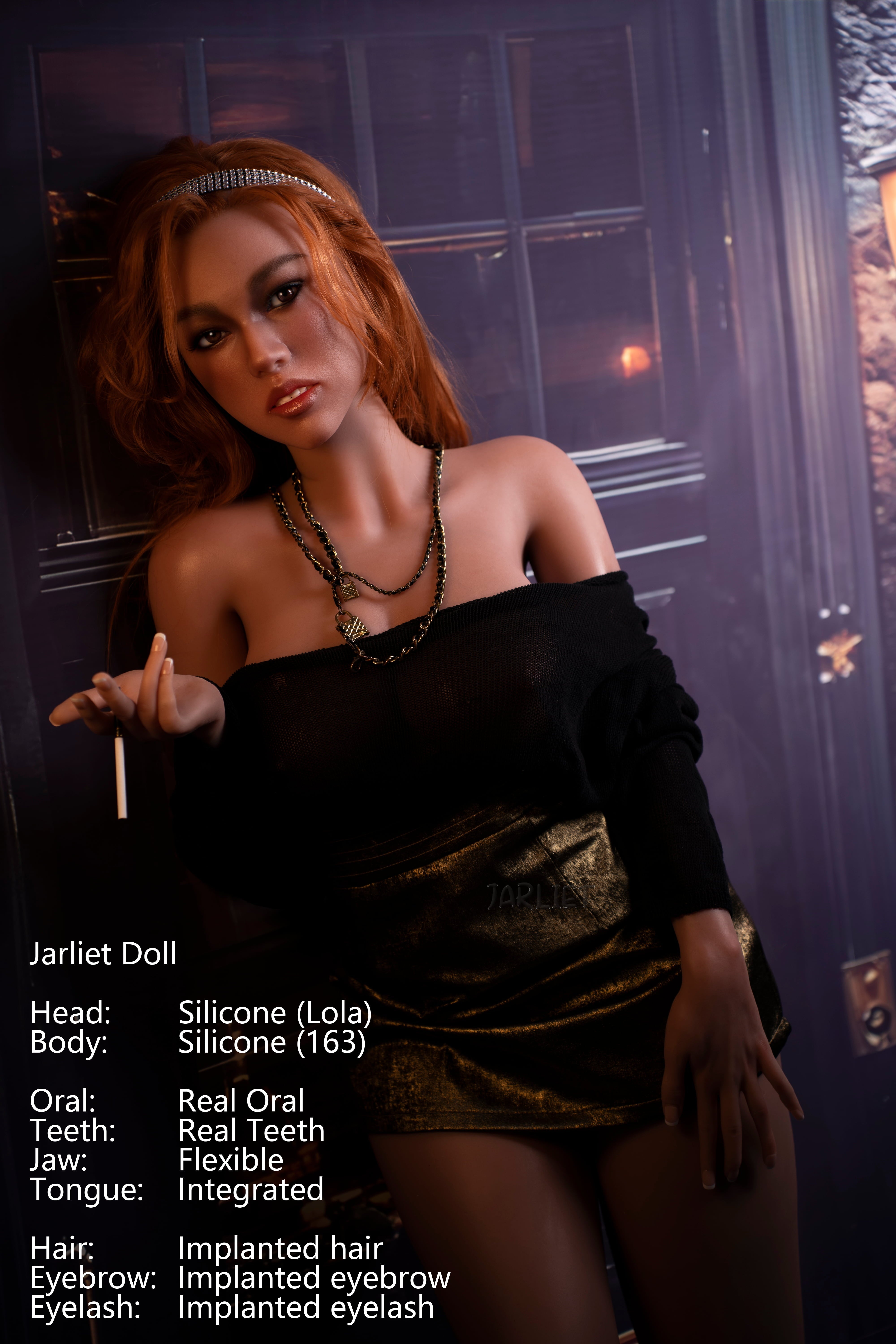 Jarliet | 163cm / 5ft4 Full Silicone Sex Doll with ROS Head – Lola - AliaDoll - Jarliet