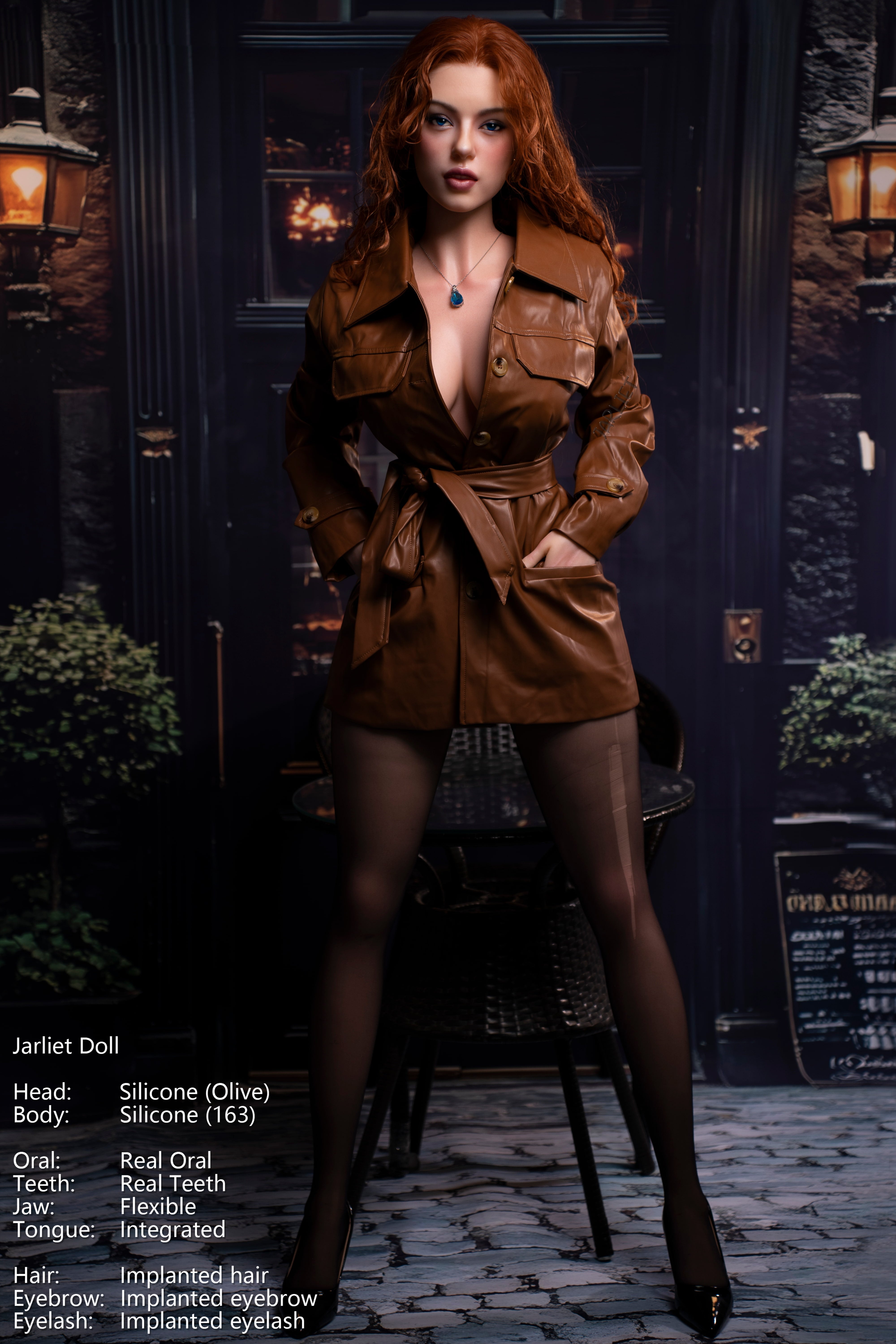Jarliet | 163cm / 5ft4 Full Silicone Sex Doll with ROS Head – Olive - AliaDoll - Jarliet