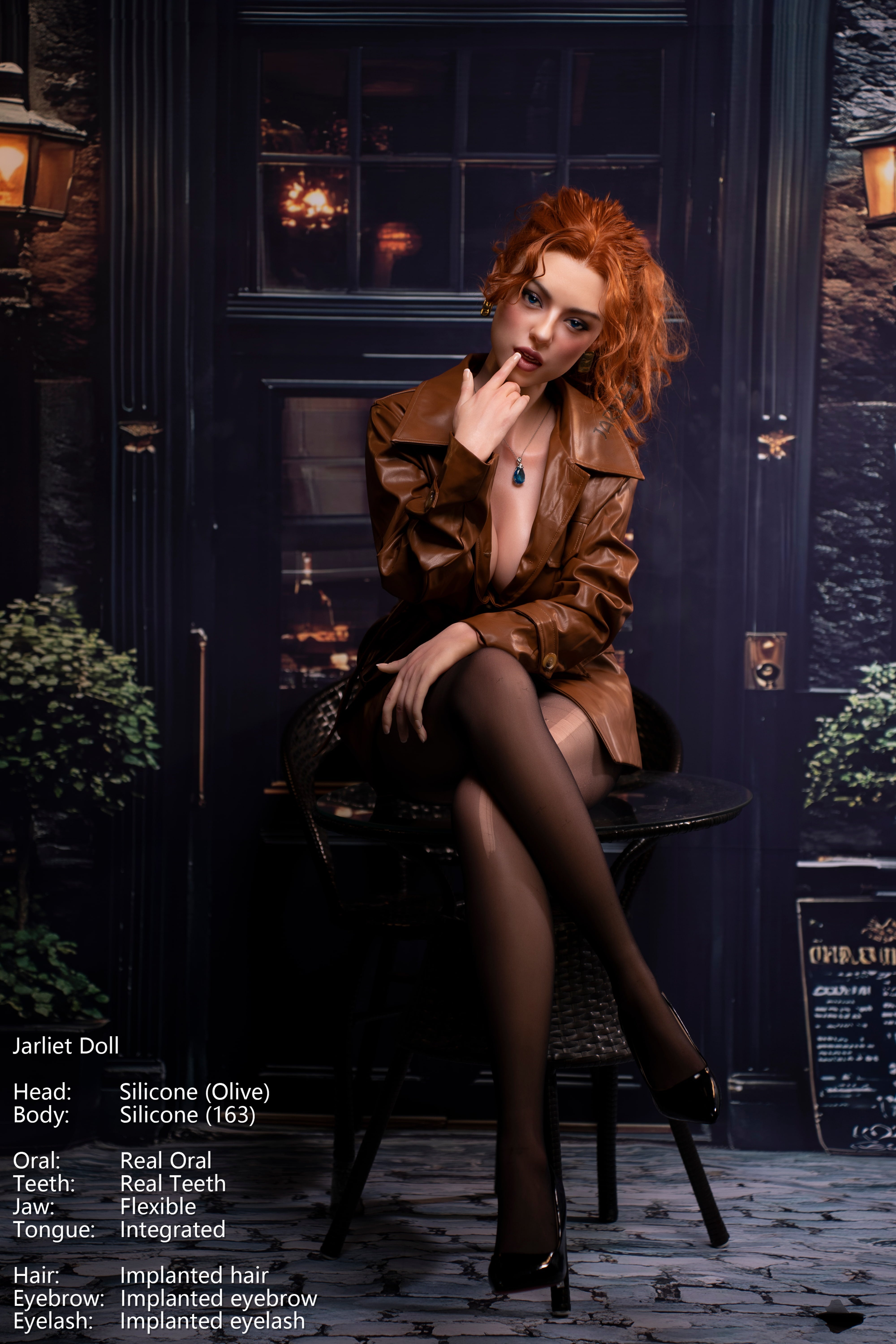 Jarliet | 163cm / 5ft4 Full Silicone Sex Doll with ROS Head – Olive - AliaDoll - Jarliet