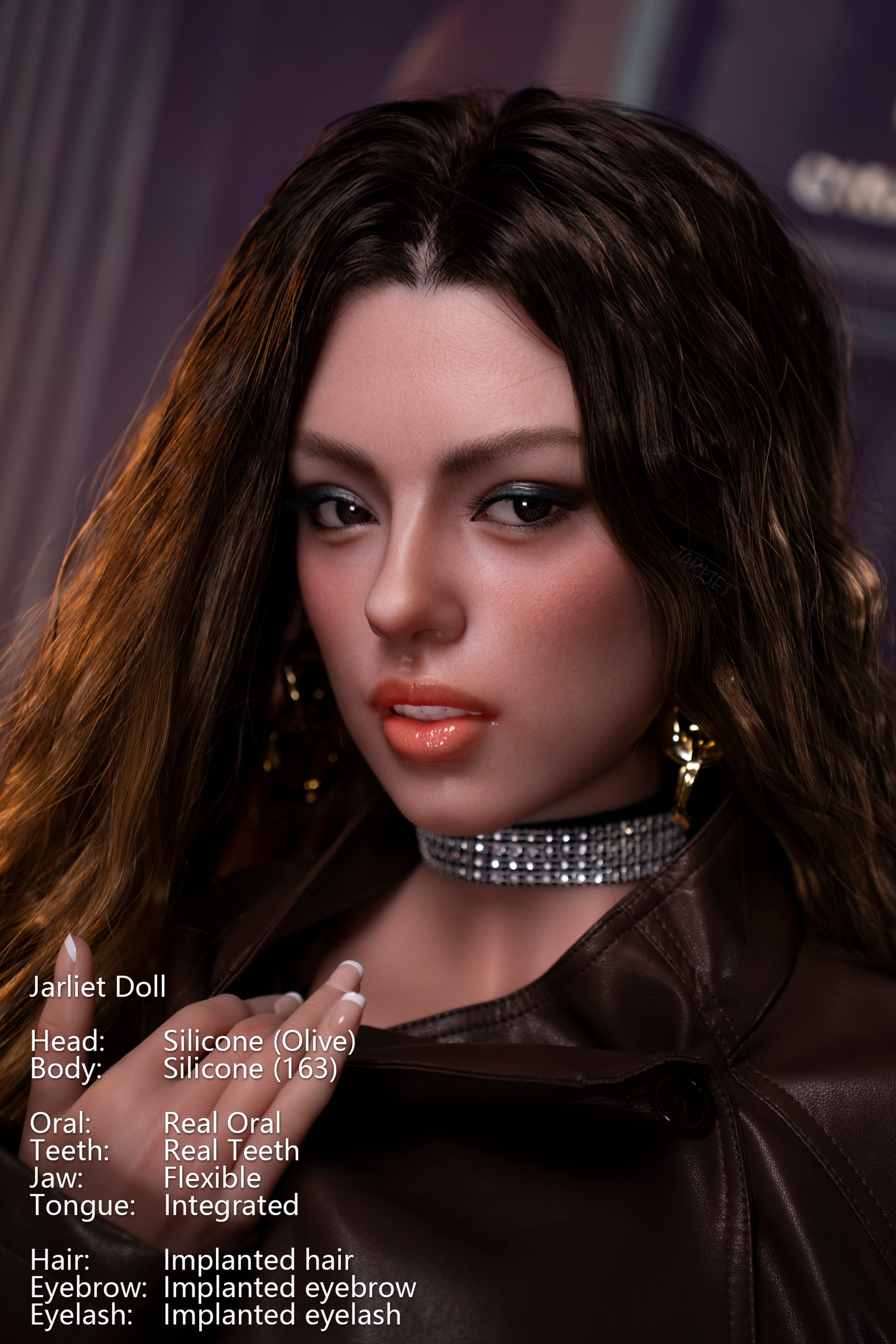 Jarliet | 163cm / 5ft4 Slim-Curve Full Silicone Sex Doll with ROS Head – Olive - AliaDoll - Jarliet