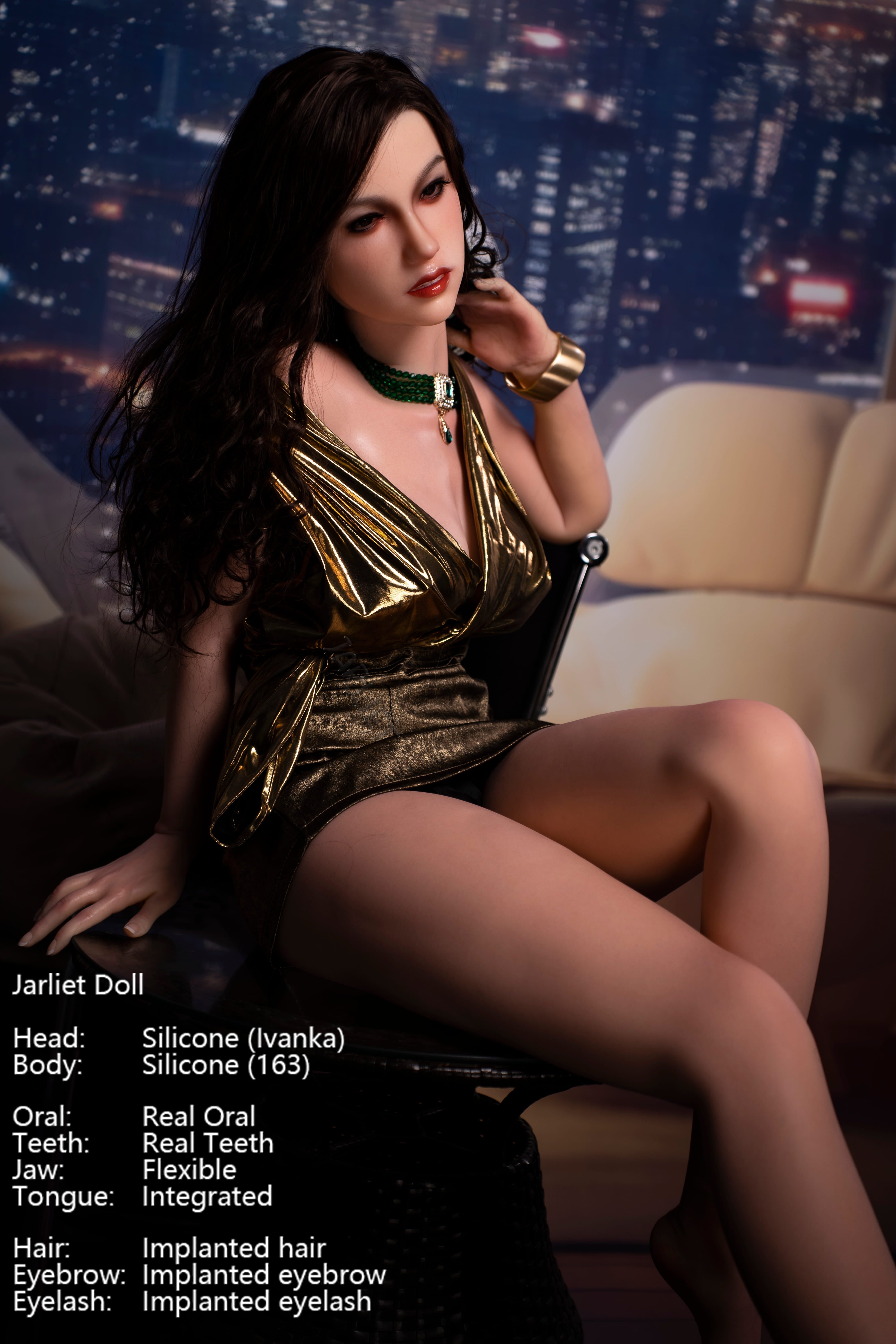 Jarliet | 163cm/5ft4 Full Silicone Sex Doll with ROS Head - Ivanka - AliaDoll - Jarliet