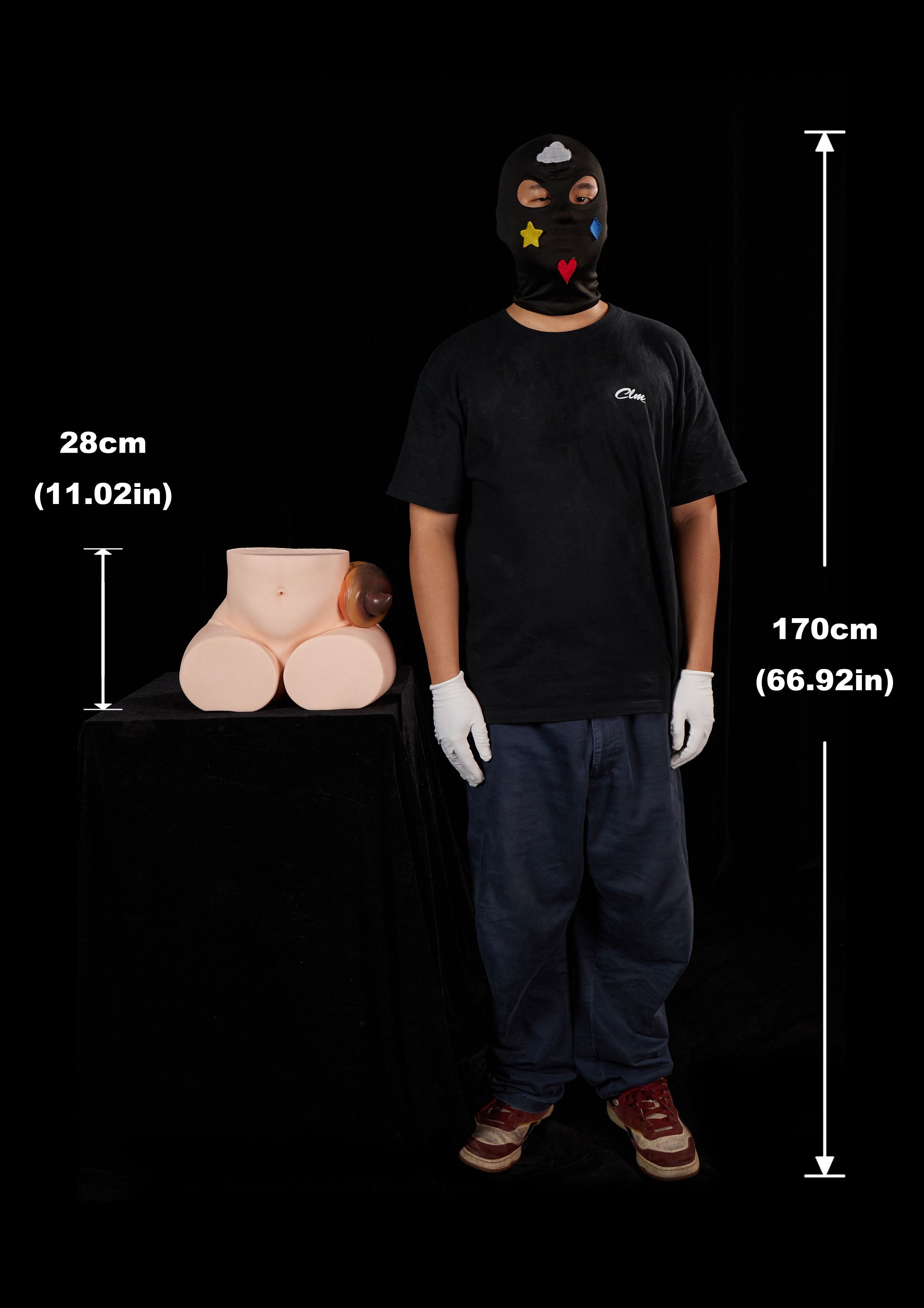 Climax Doll |  28cm/11in Butt Torso Full Silicone Doll - Peppy