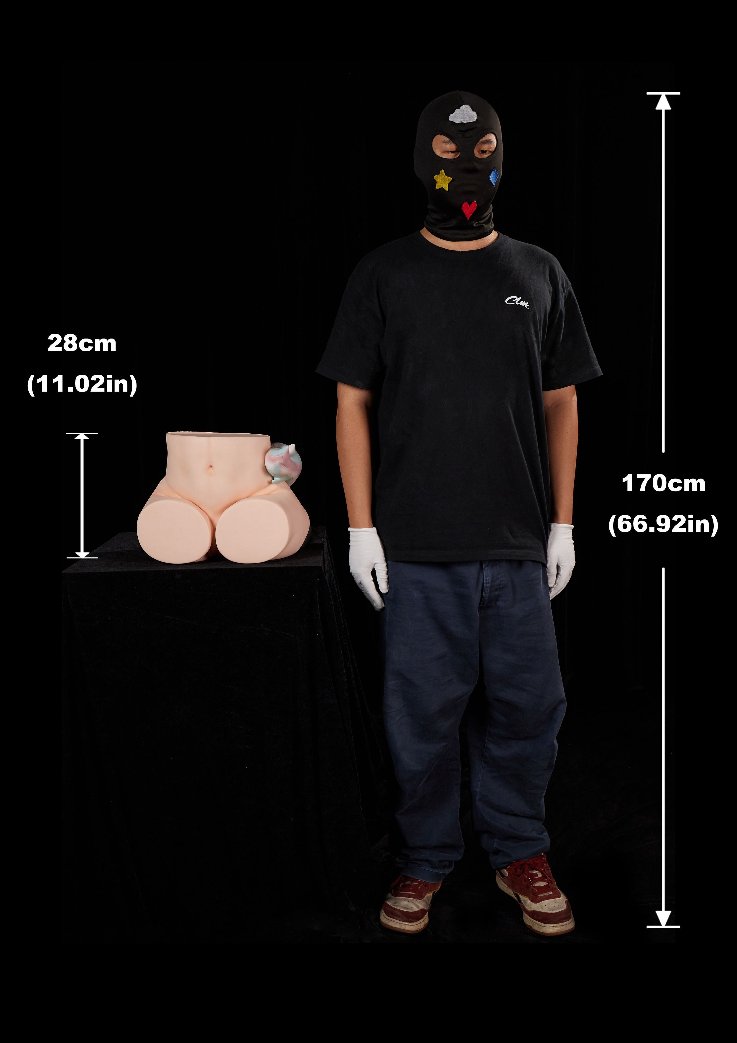 Climax Doll |  28cm/11in Butt Torso Full Silicone Doll - Razor