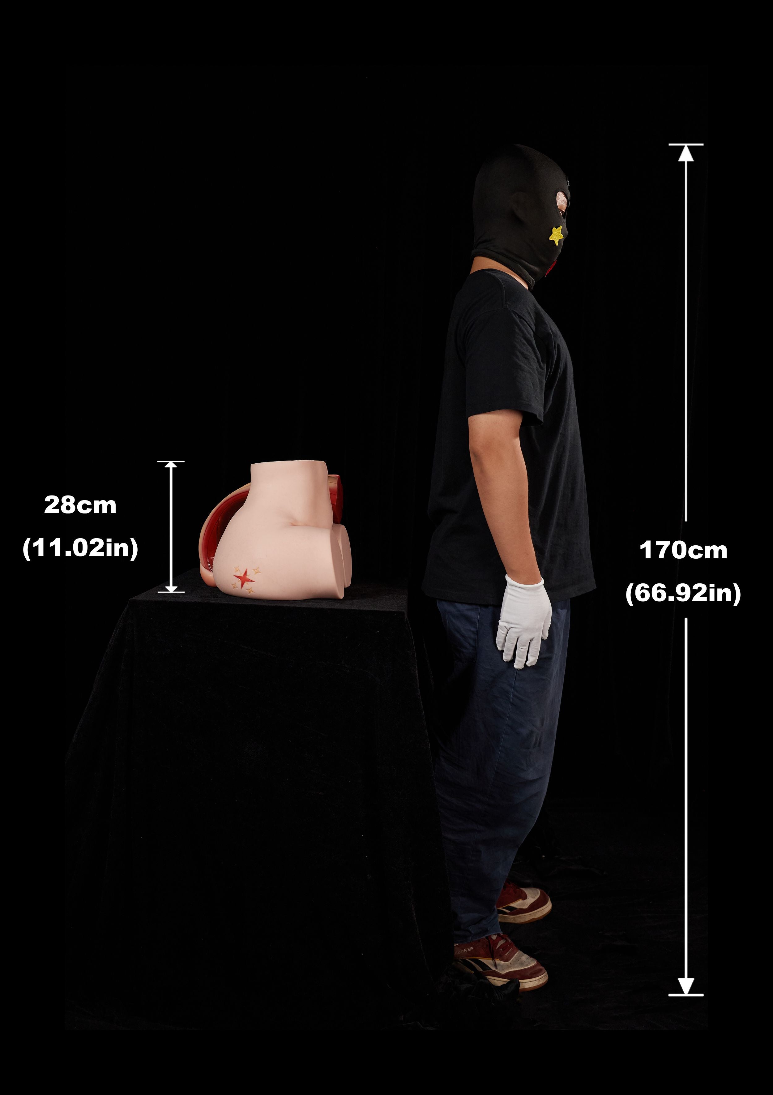 Climax Doll |  28cm/11in Butt Torso Full Silicone Doll - Theory
