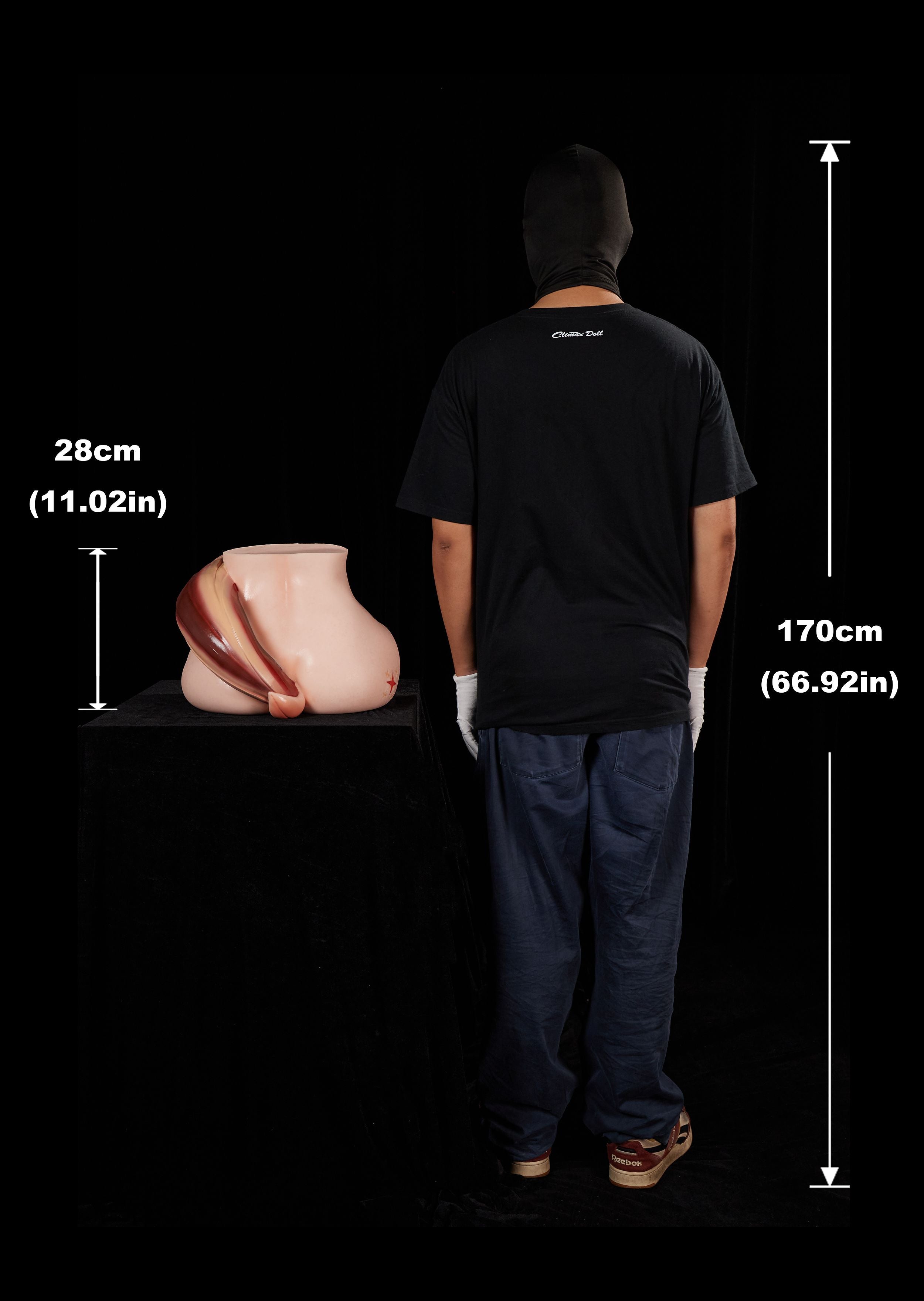 Climax Doll |  28cm/11in Butt Torso Full Silicone Doll - Theory